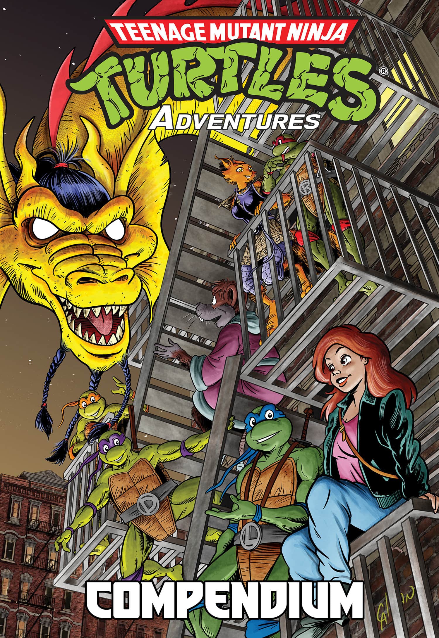 Teenage Mutant Ninja Turtles Adventures Compendium, Vol. 3 Cover