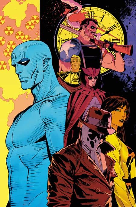 CVR D DAN MORA WATCHMEN 40TH ANNIVERSARY CARD STOCK