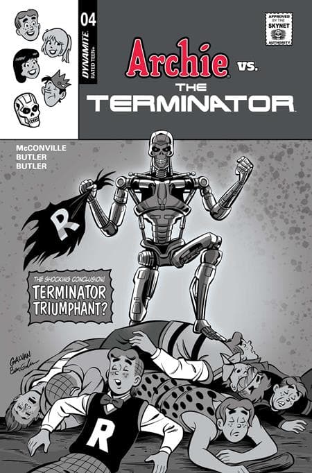 Cover for ARCHIE VS THE TERMINATOR