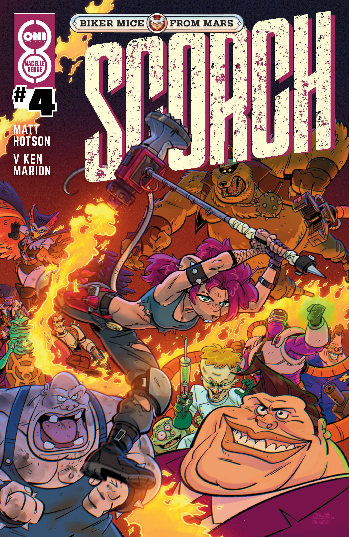 Cover for Biker Mice from Mars: Scorch