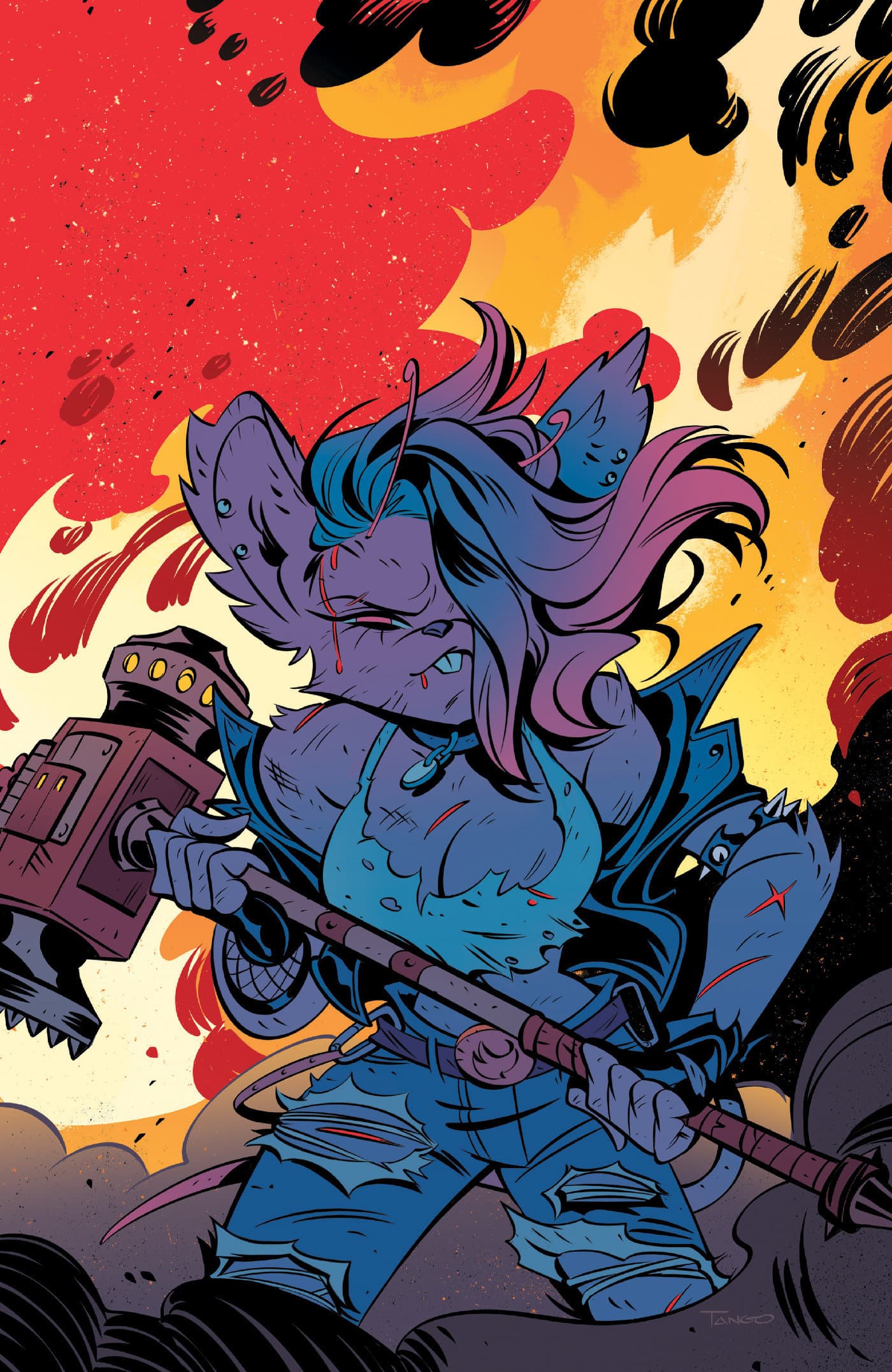 Cover for Biker Mice from Mars: Scorch