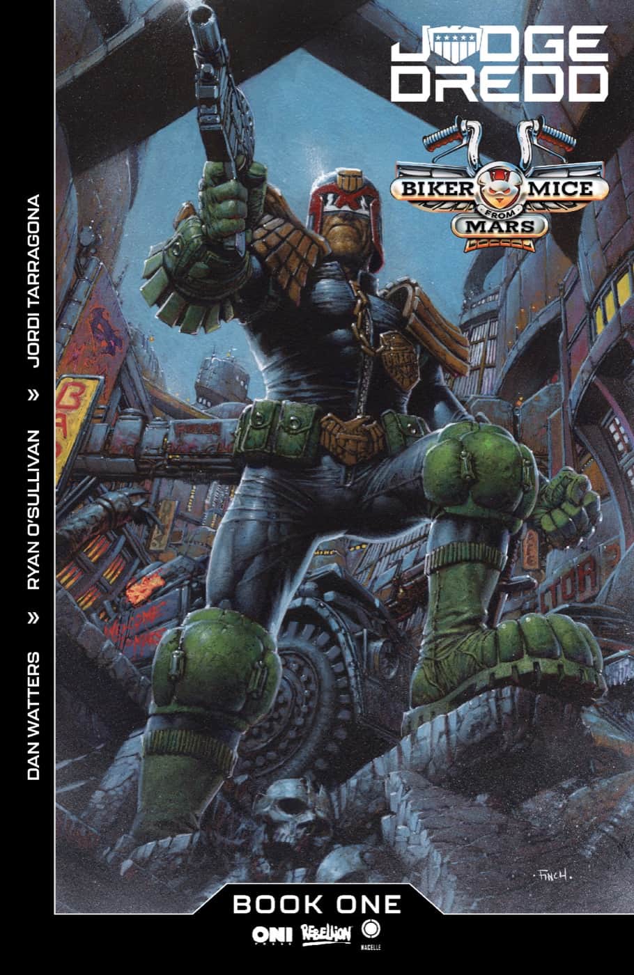 Judge Dredd/Biker Mice from Mars Cover