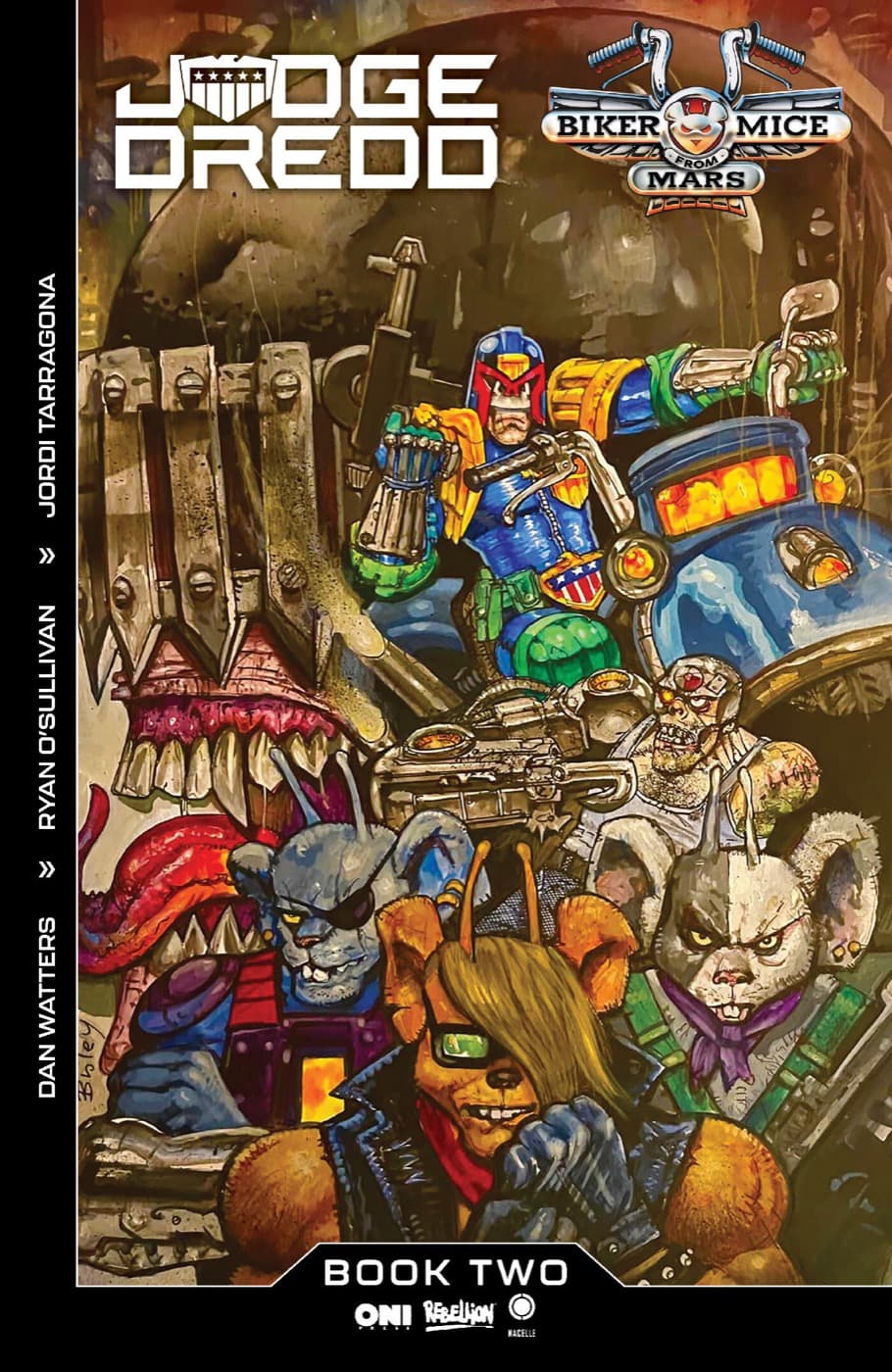 Cover for Judge Dredd/Biker Mice from Mars