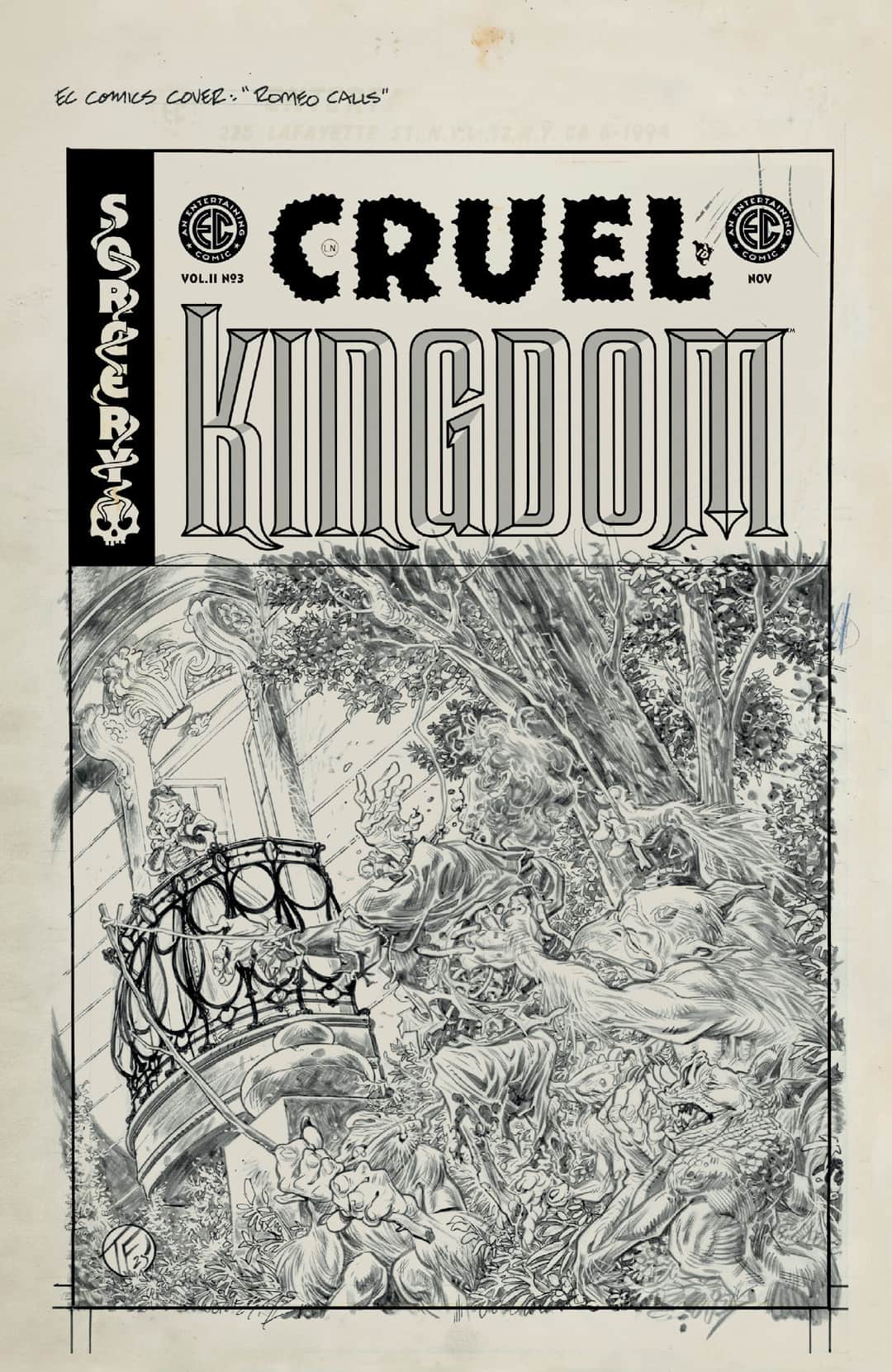 COVER D TOM FOWLER B&W ARTISTS EDITION 1:20 VAR