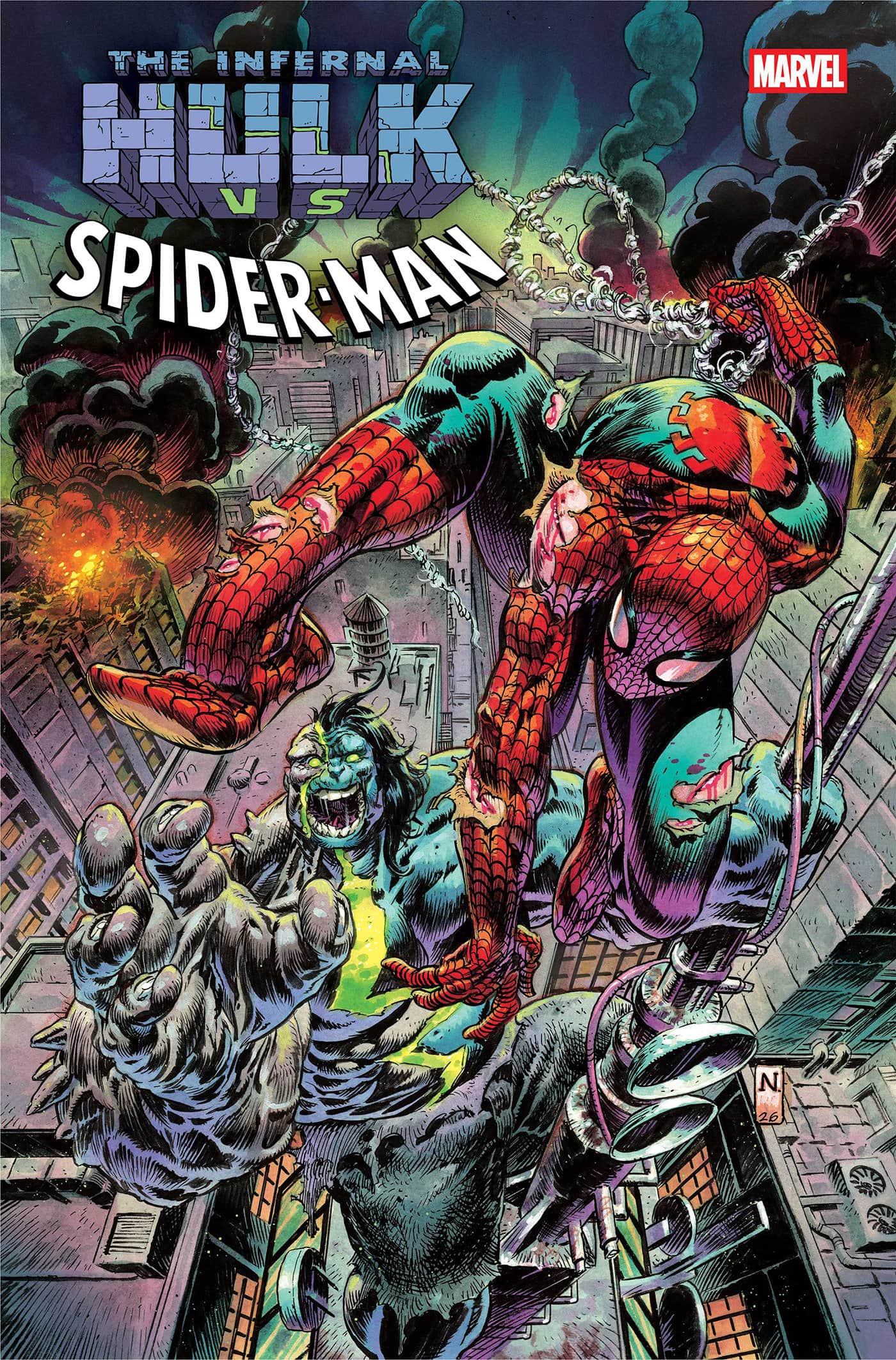 INFERNAL HULK VS. SPIDER-MAN Cover