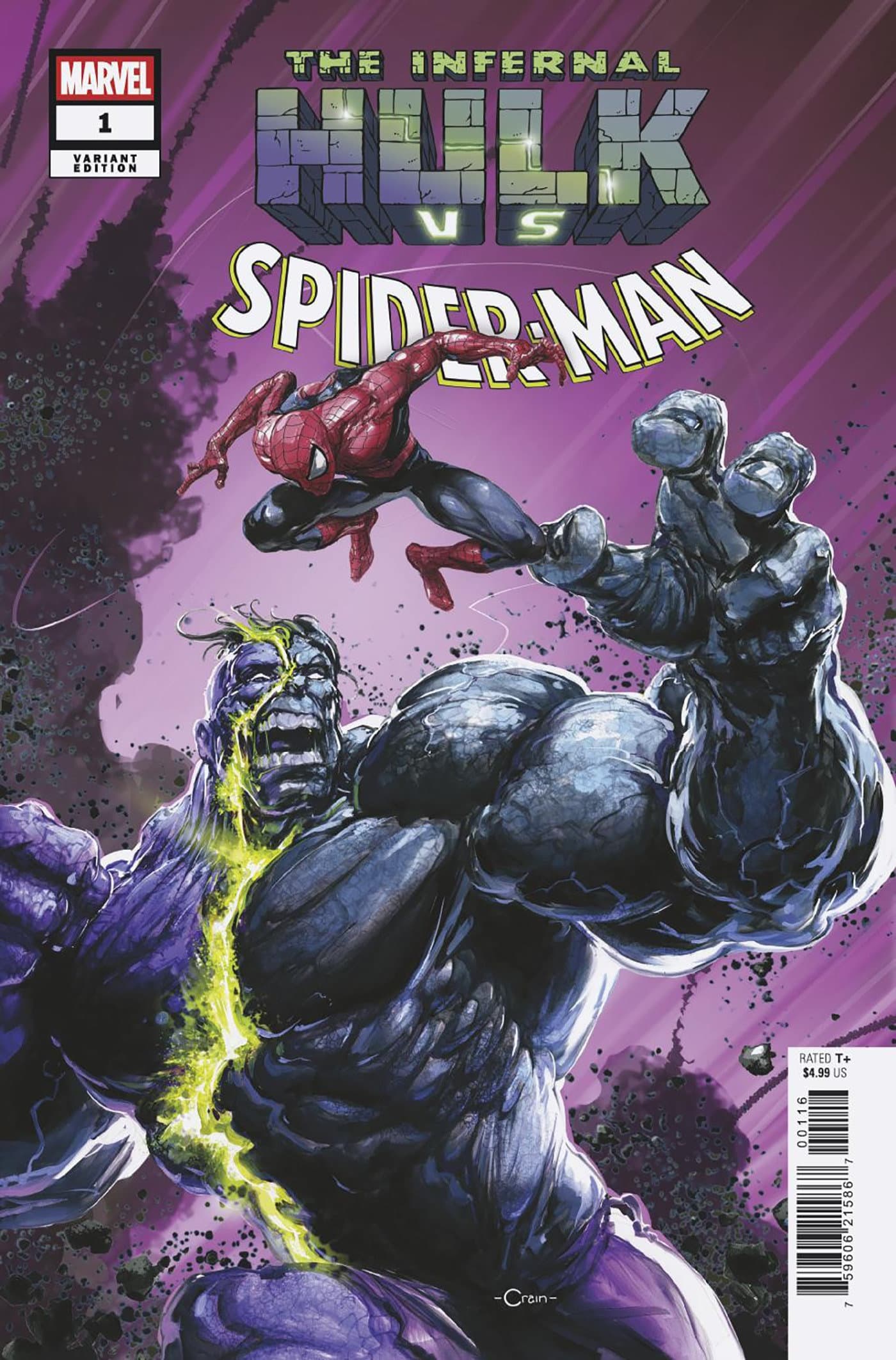 Cover for INFERNAL HULK VS. SPIDER-MAN
