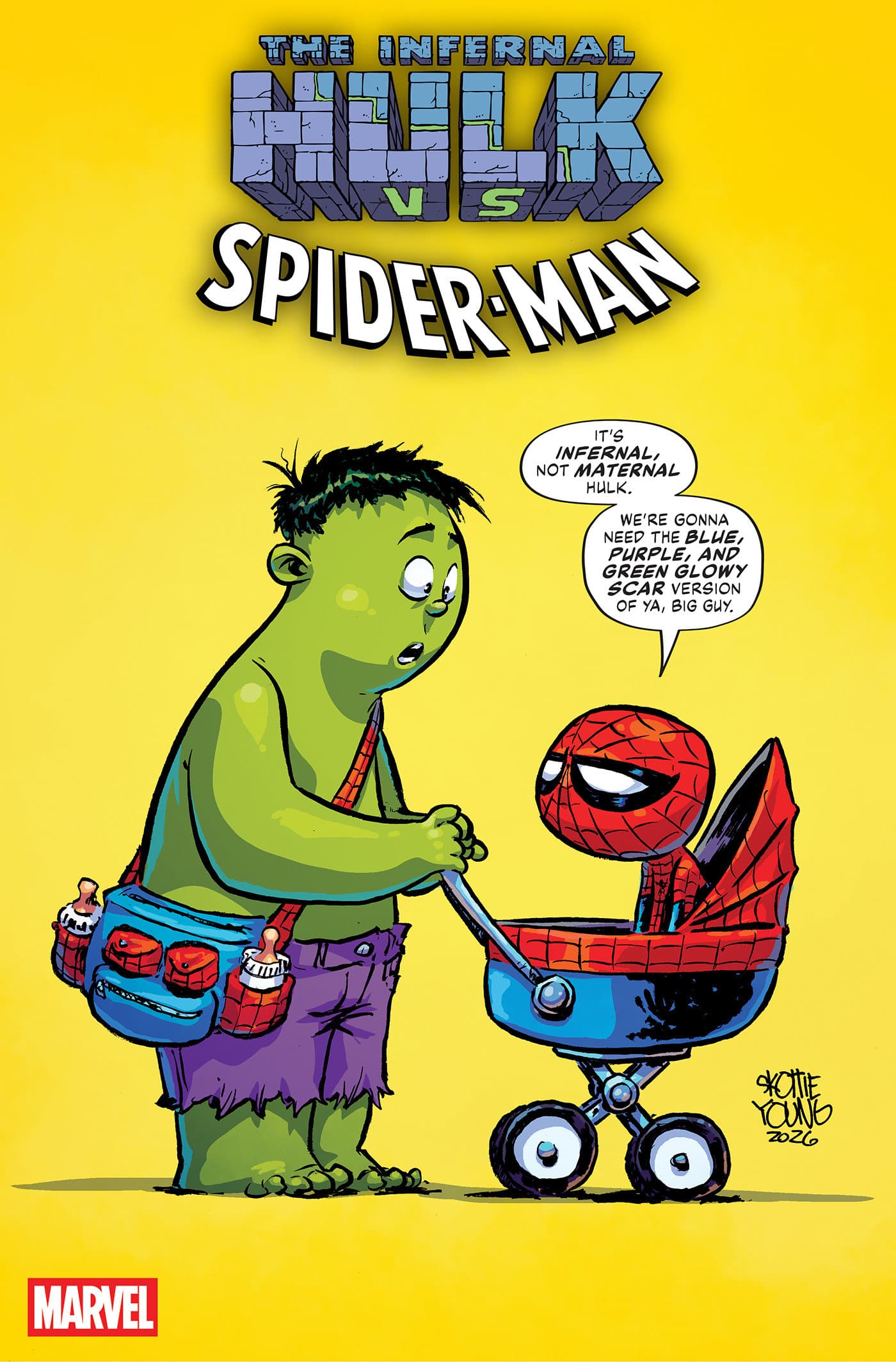 Cover for INFERNAL HULK VS. SPIDER-MAN