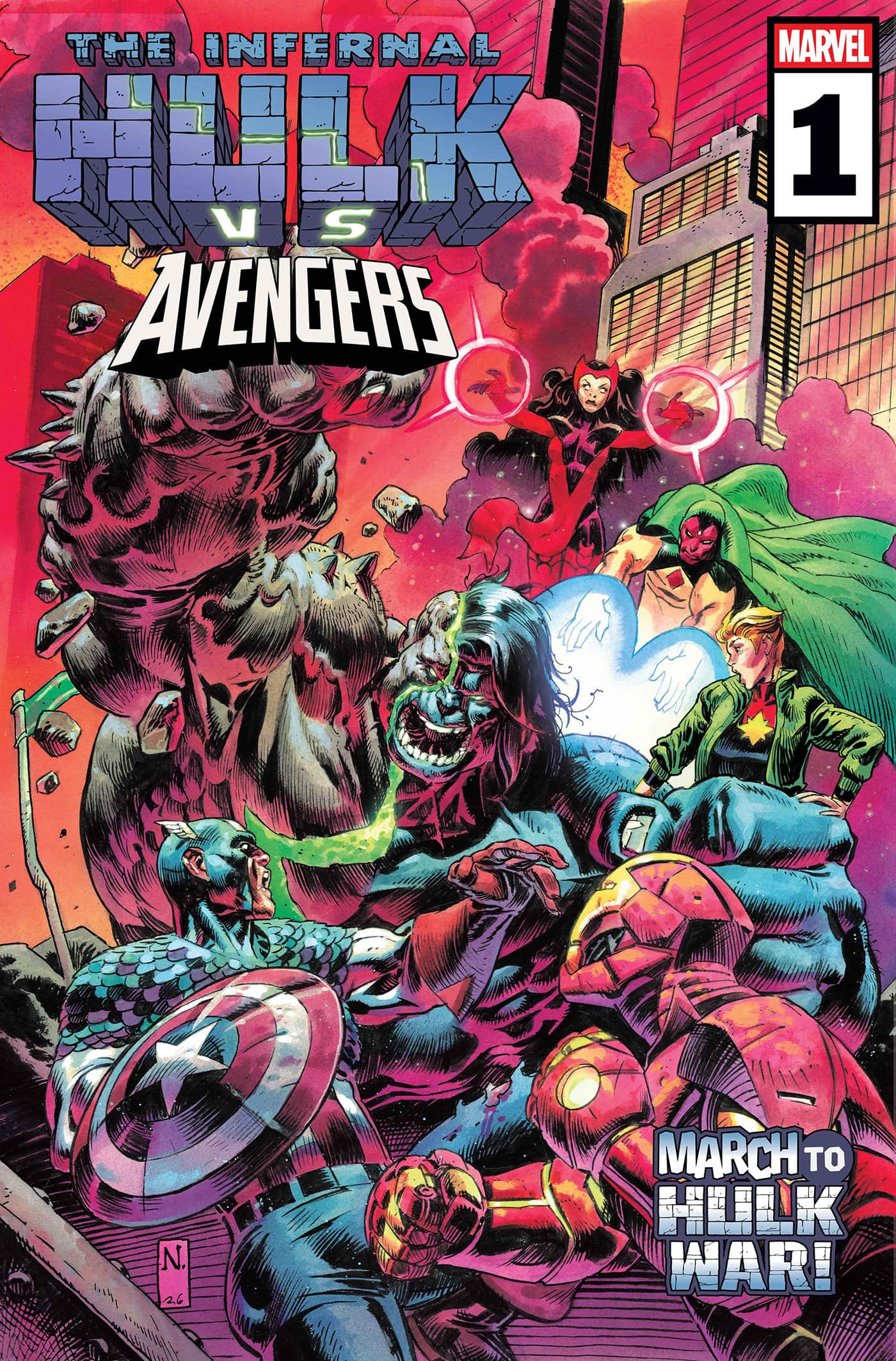 INFERNAL HULK VS. AVENGERS Cover