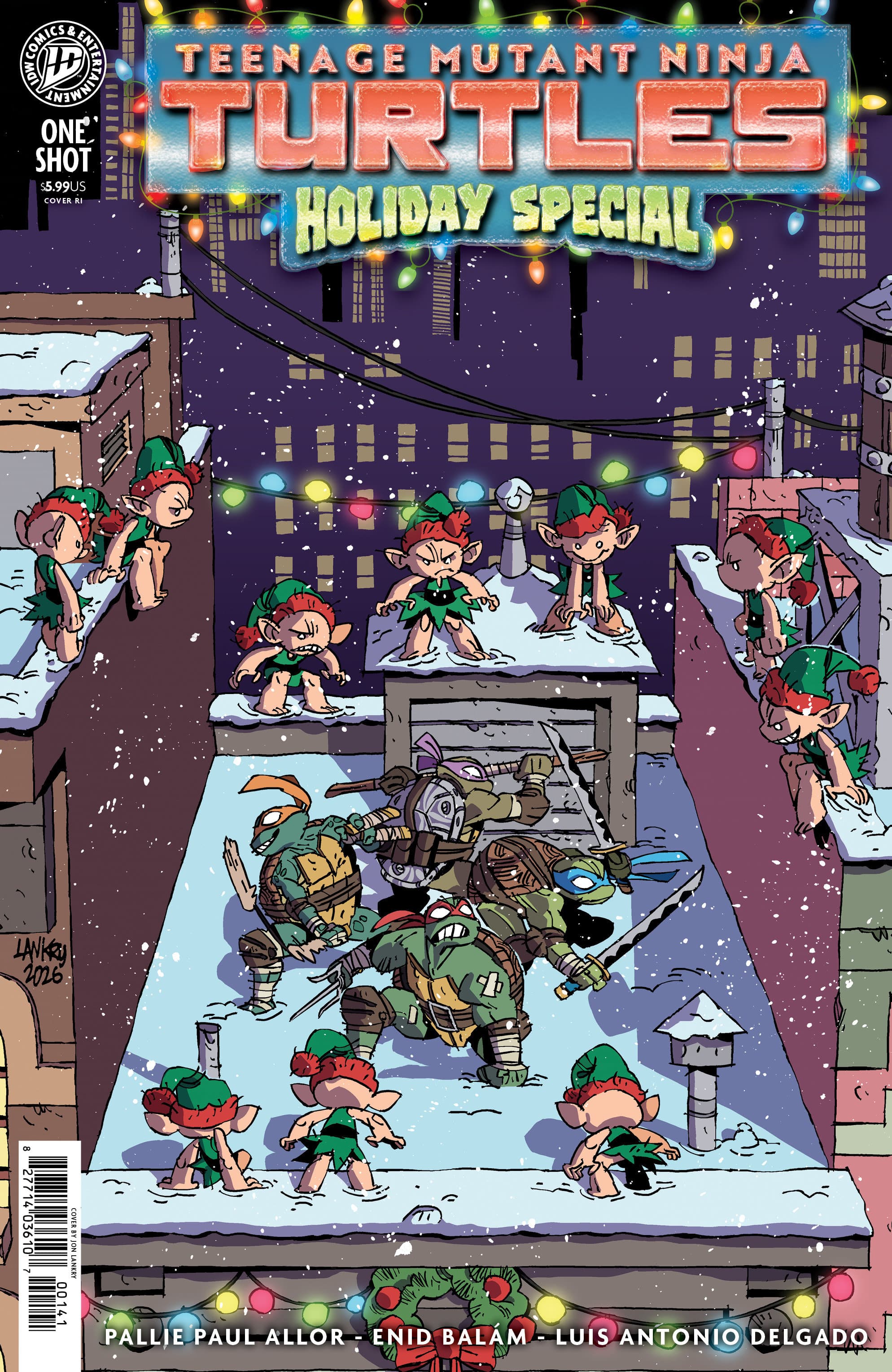Cover for Teenage Mutant Ninja Turtles: Holiday Special