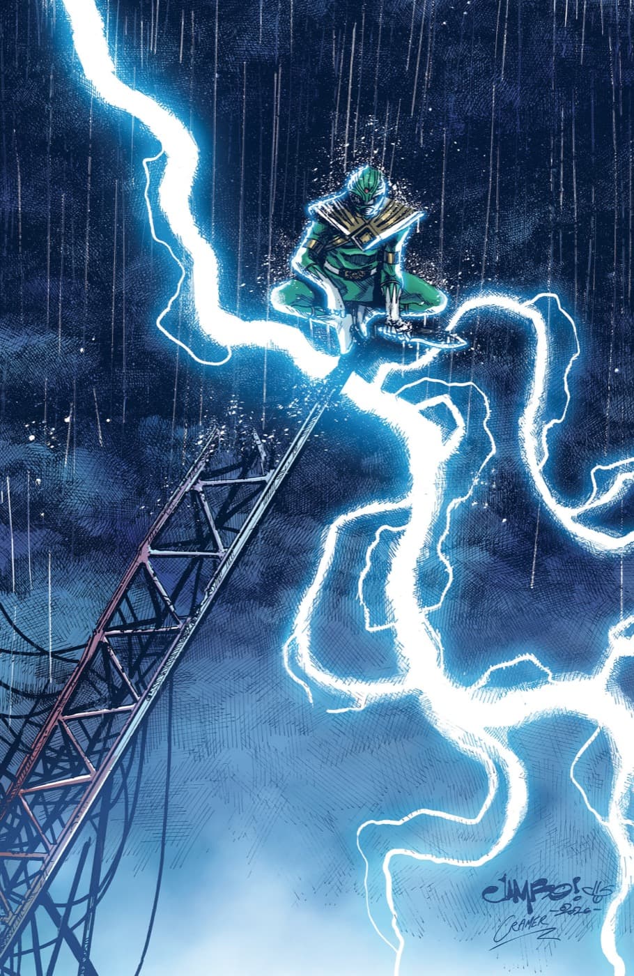 Cover for Power Rangers Green