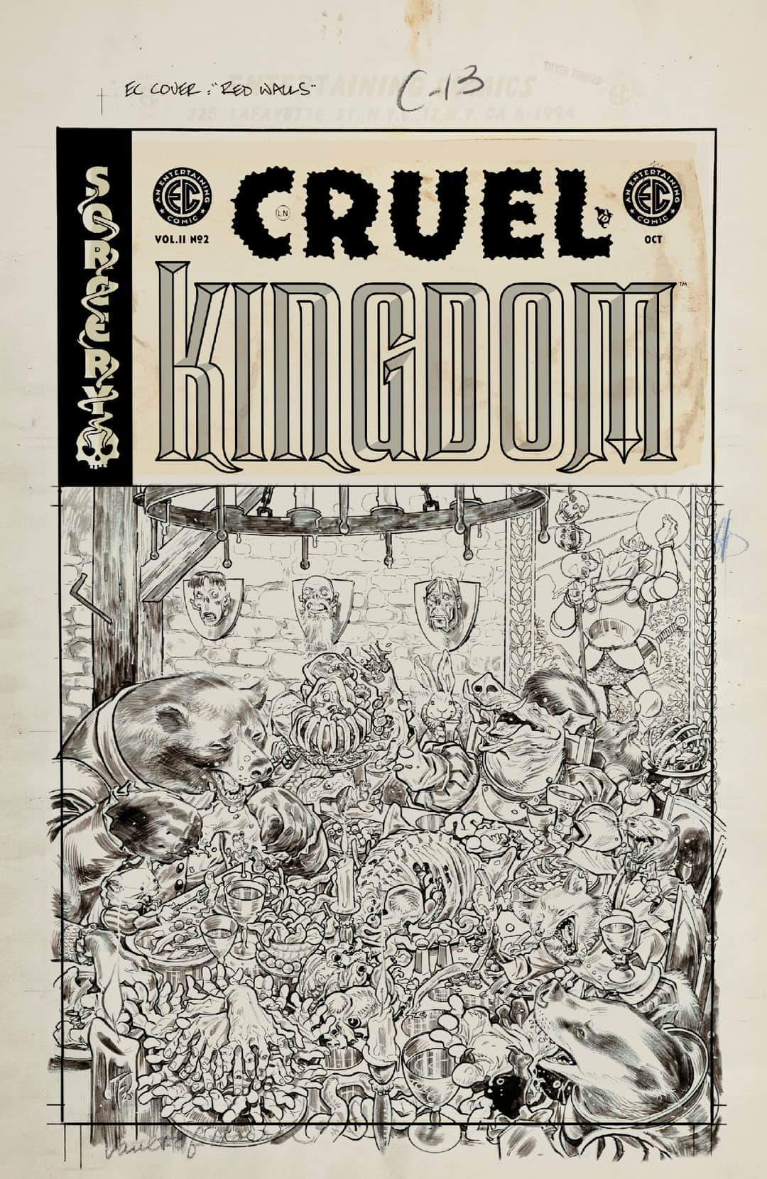 CVR D INC 1:20 TOM FOWLER B&W ARTIST EDITION VAR