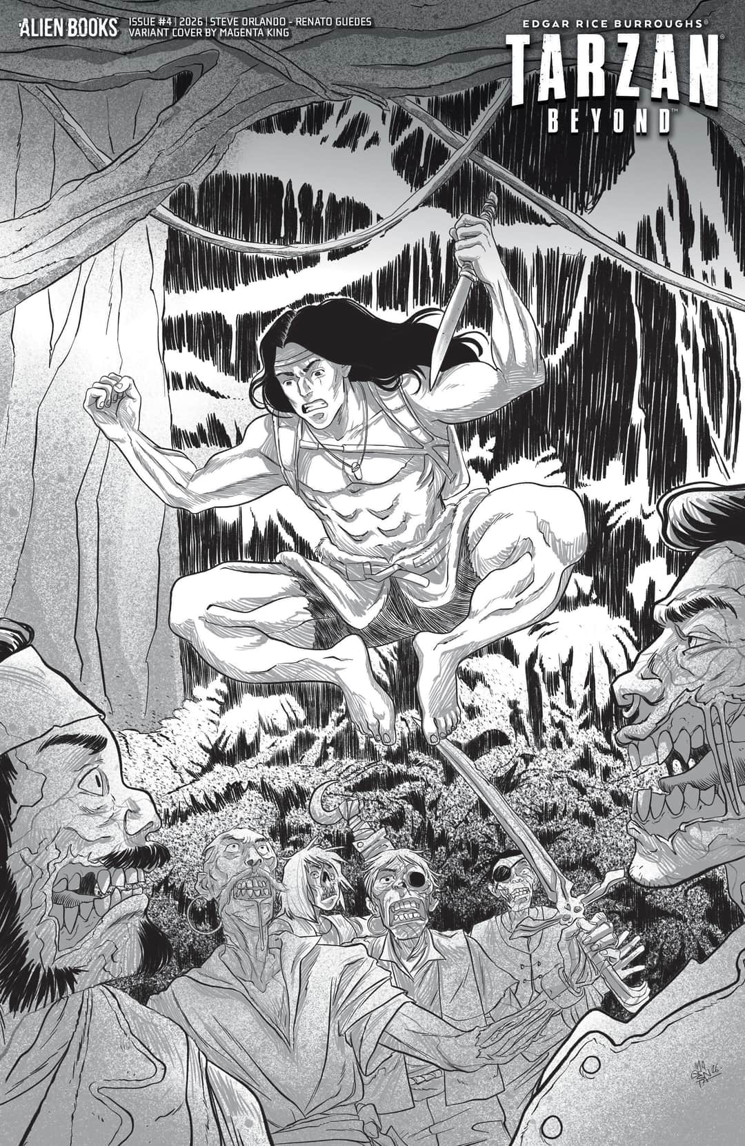 CVR D VARIANT D (KING B&W)
