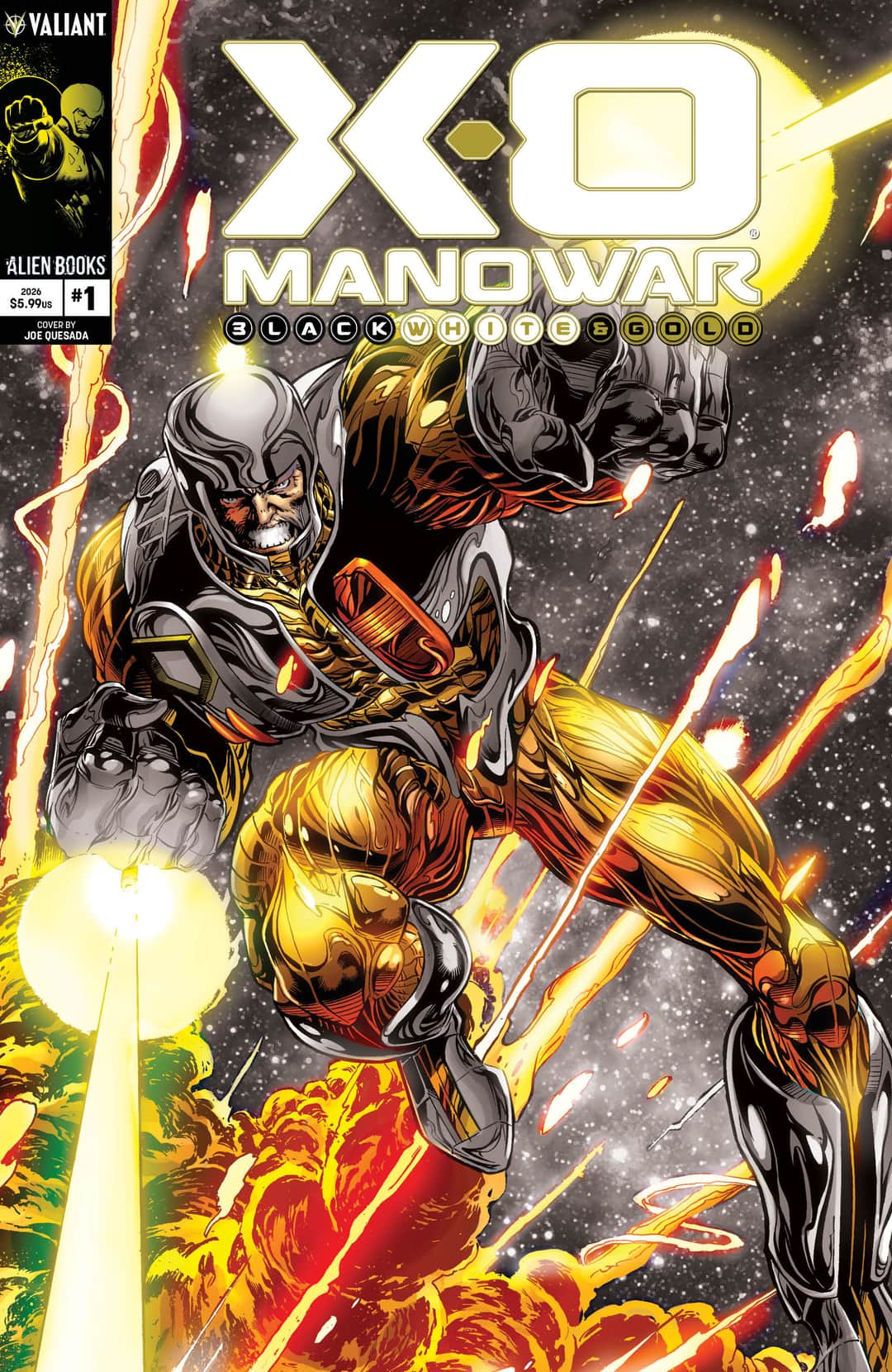 CVR B VARIANT B (QUESADA BLACK, WHITE & GOLD VARIANT)