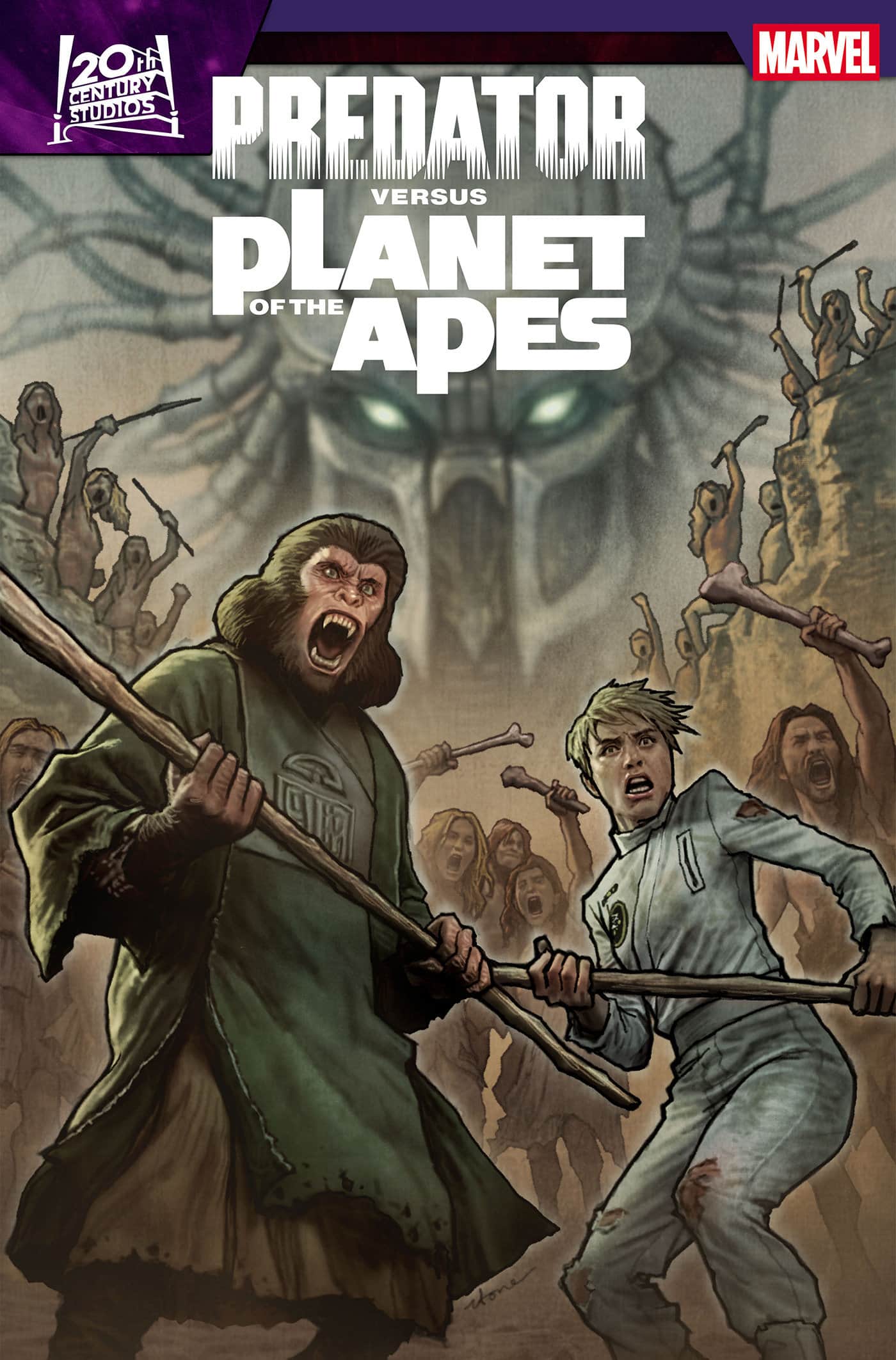 PREDATOR VS. THE PLANET OF THE APES Cover