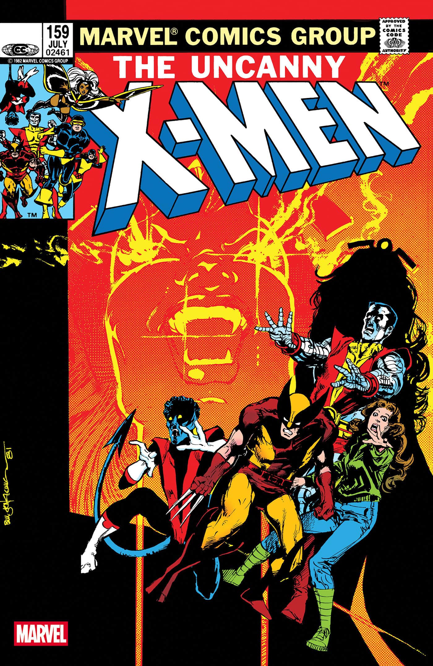 UNCANNY X-MEN #159 FACSIMILE EDITION Cover