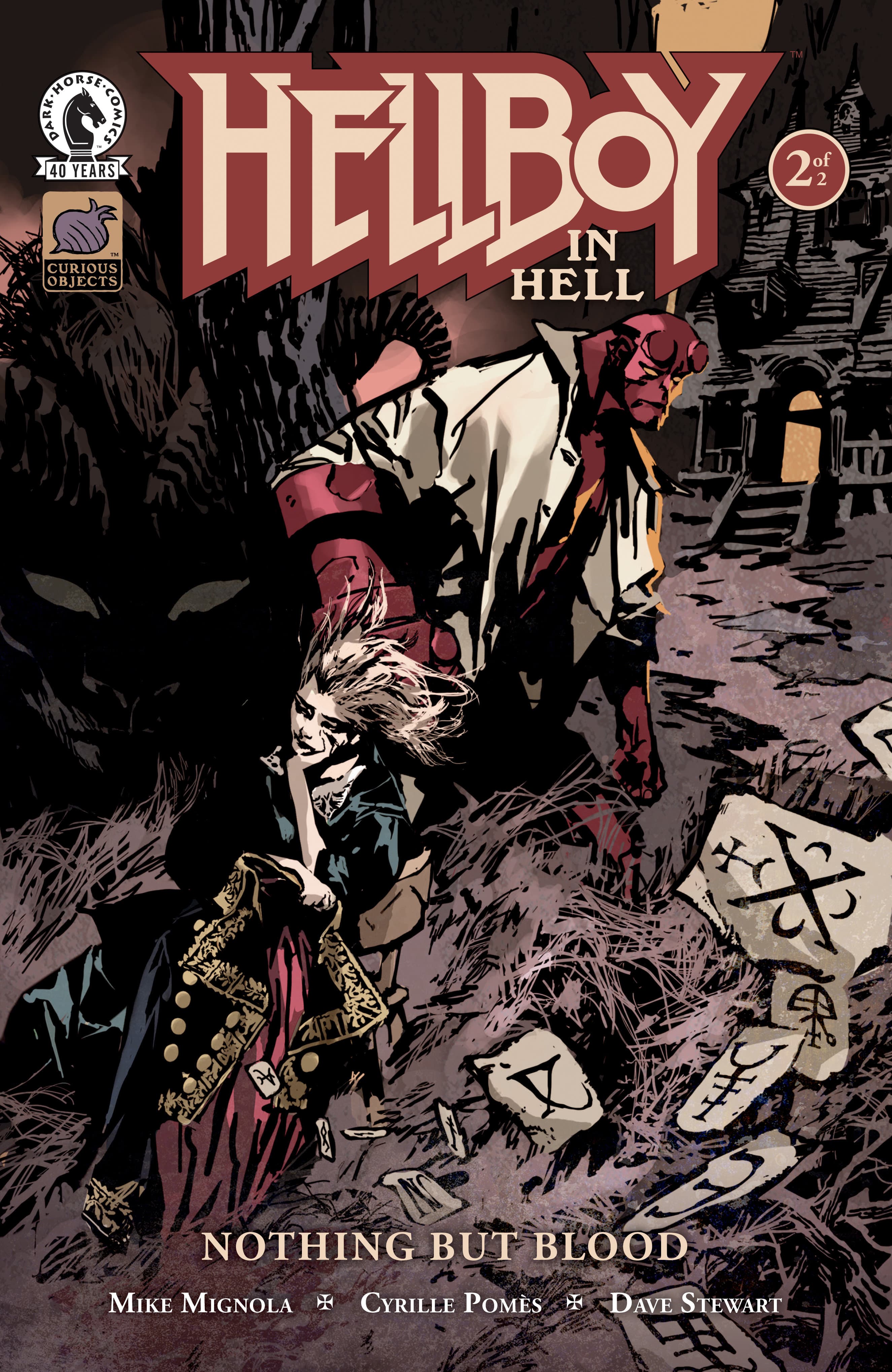 Cover for Hellboy in Hell: Nothing But Blood