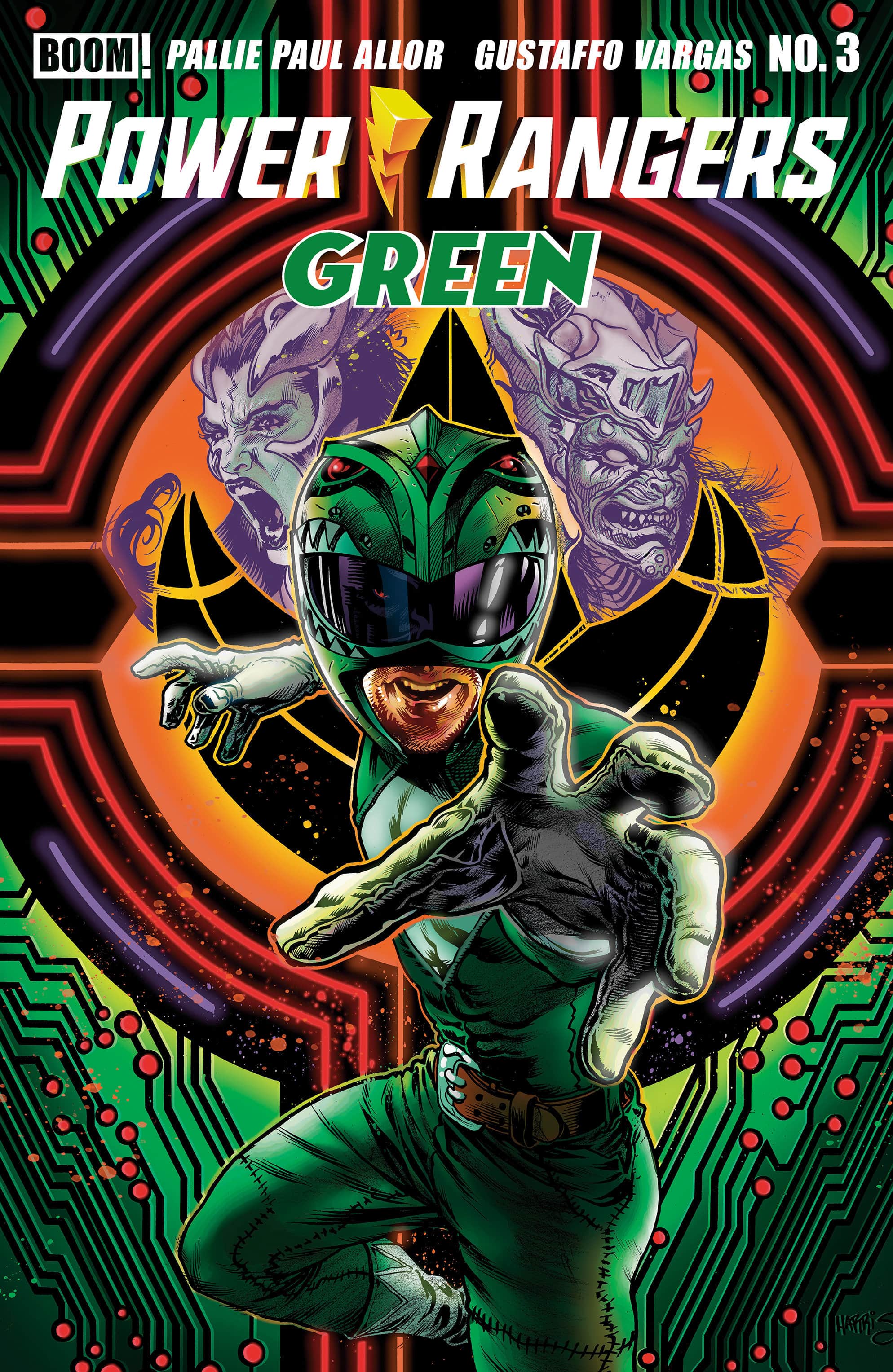 Power Rangers Green Cover