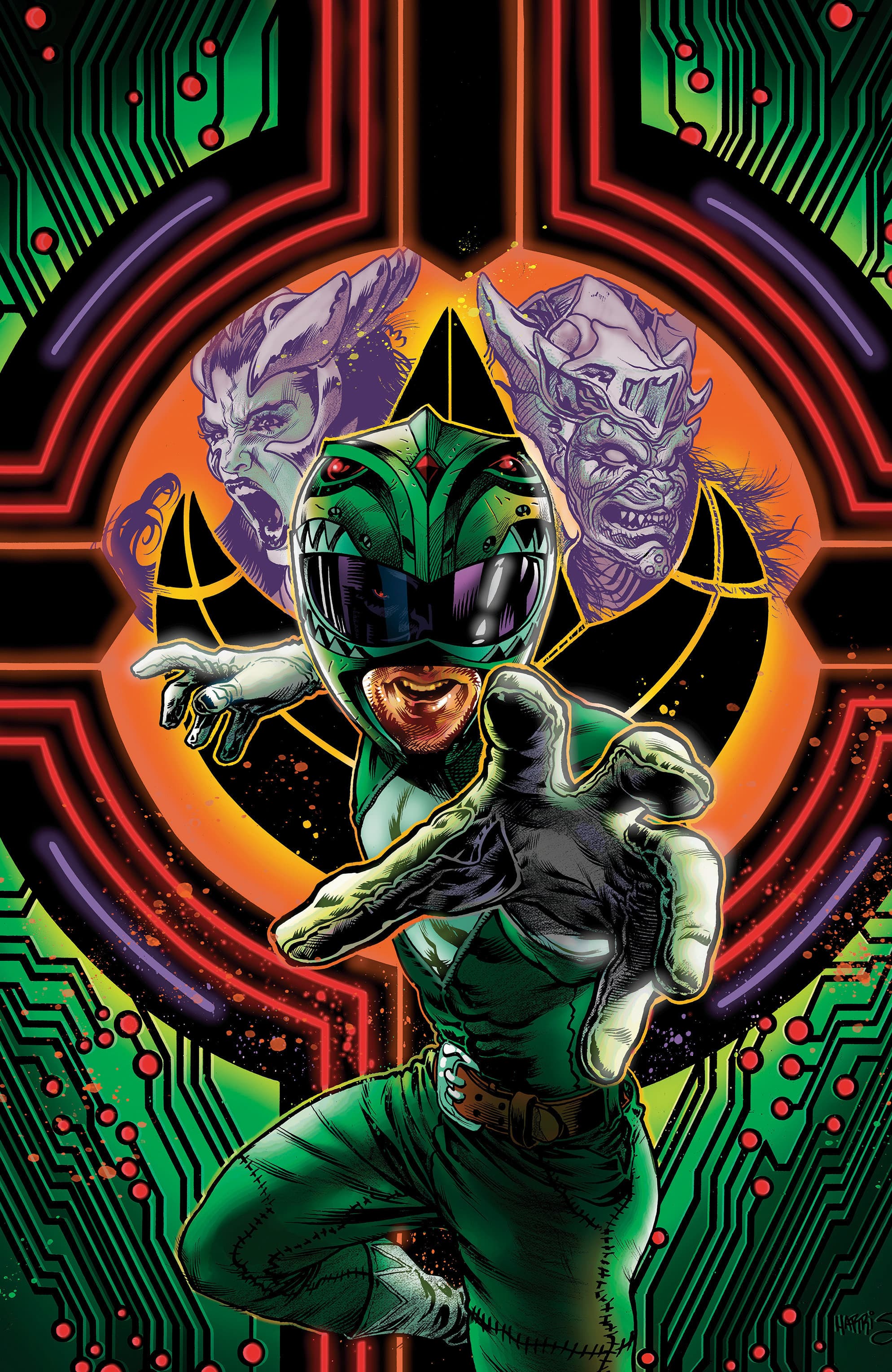 Cover for Power Rangers Green