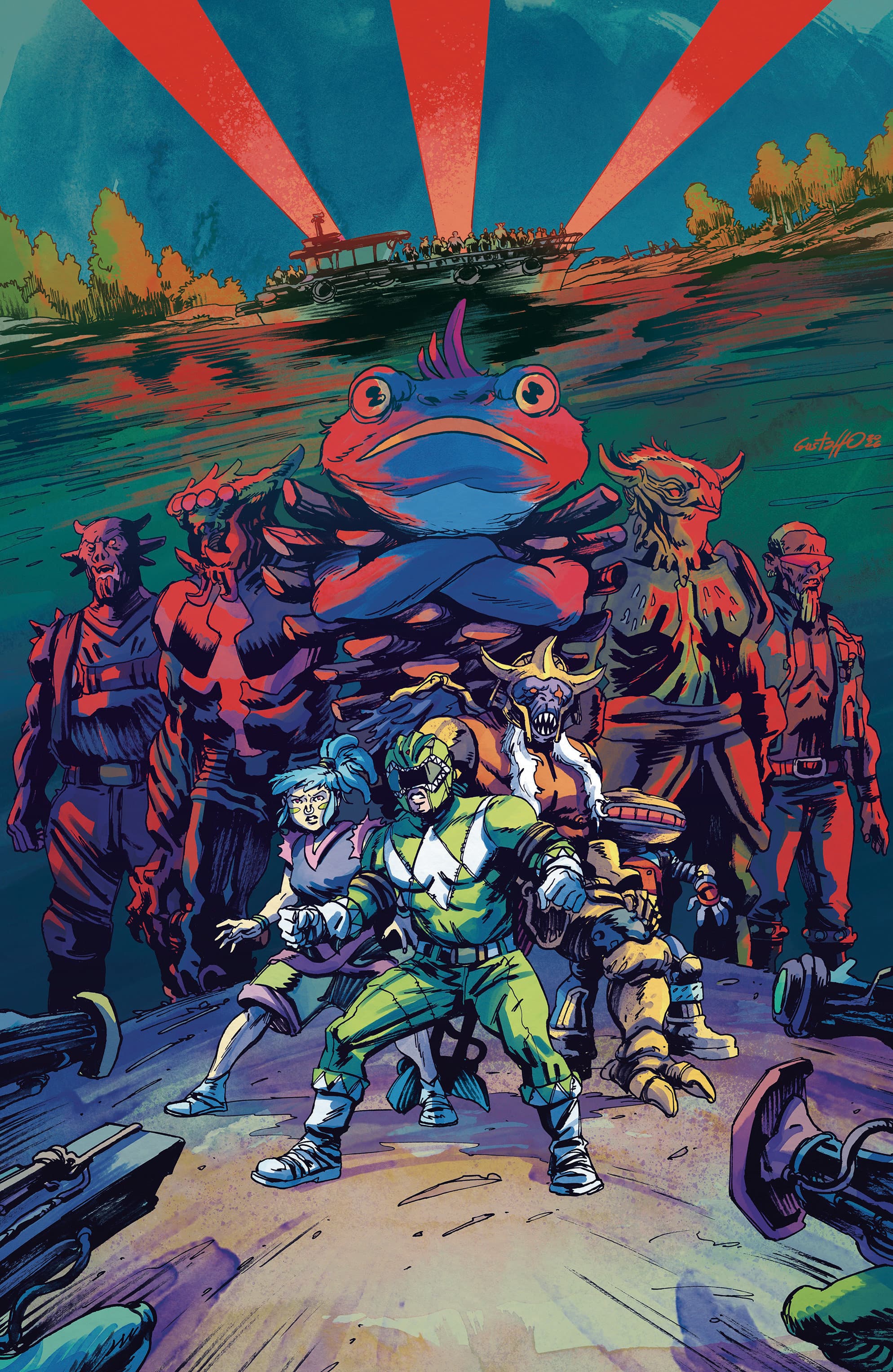 Cover for Power Rangers Green