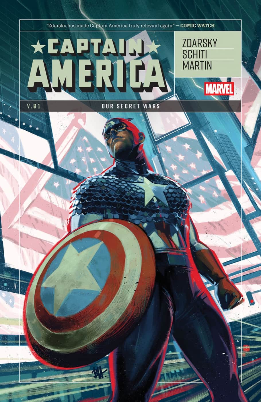 CAPTAIN AMERICA: OUR SECRET WARS Cover