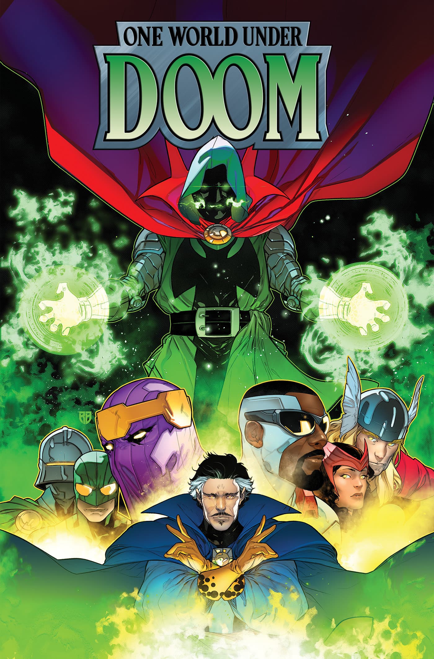 Cover for One World Under Doom Omnibus Ben Harvey Cover