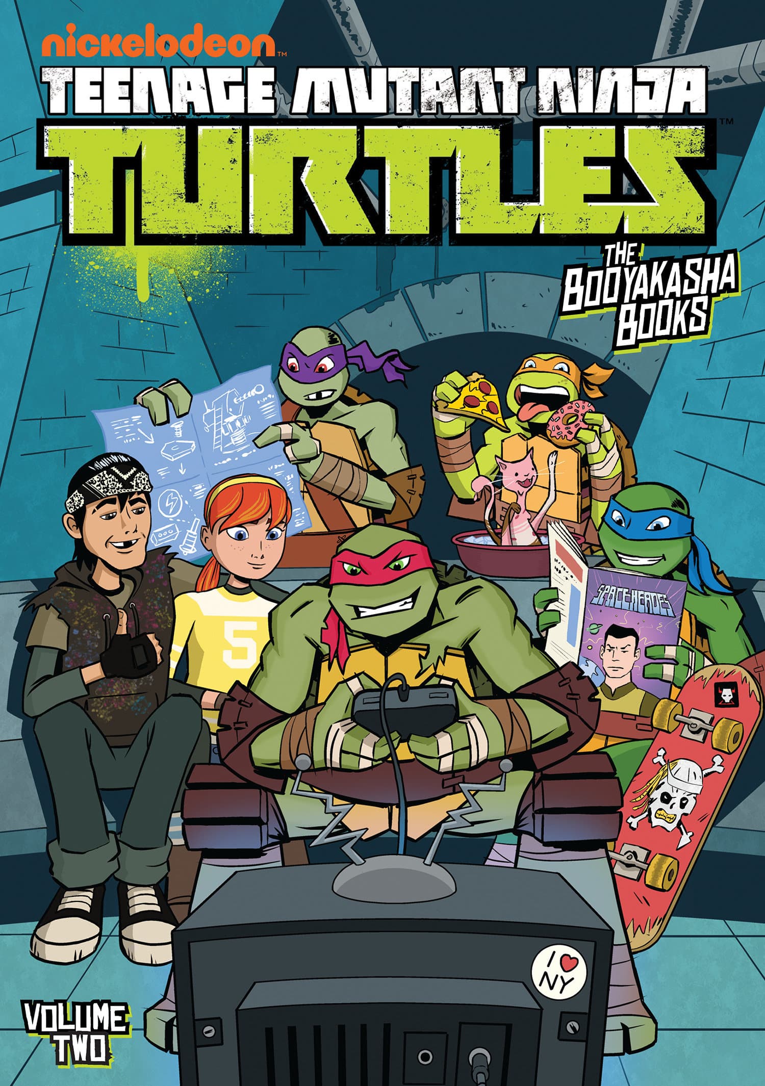 Cover für Teenage Mutant Ninja Turtles: The Booyakasha Books, Vol. 2