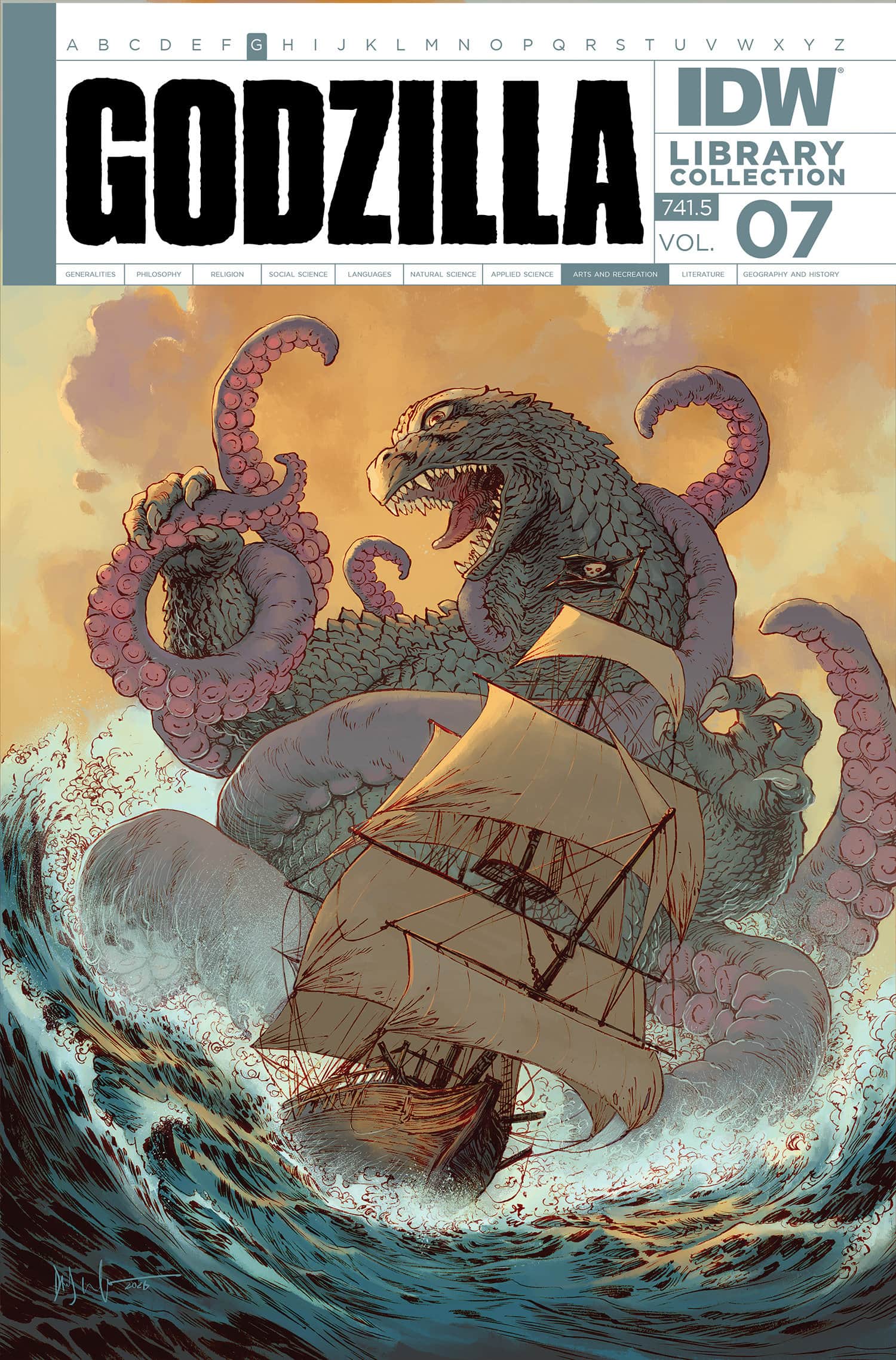 Godzilla Library Collection, Vol. 7 Cover