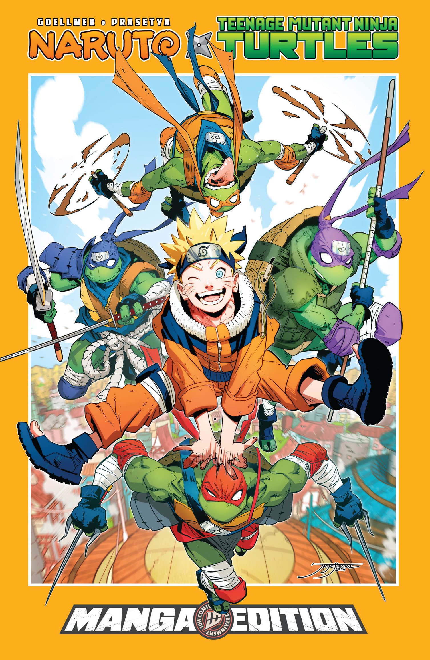 Cover für Naruto x Teenage Mutant Ninja Turtles--Manga Style Edition