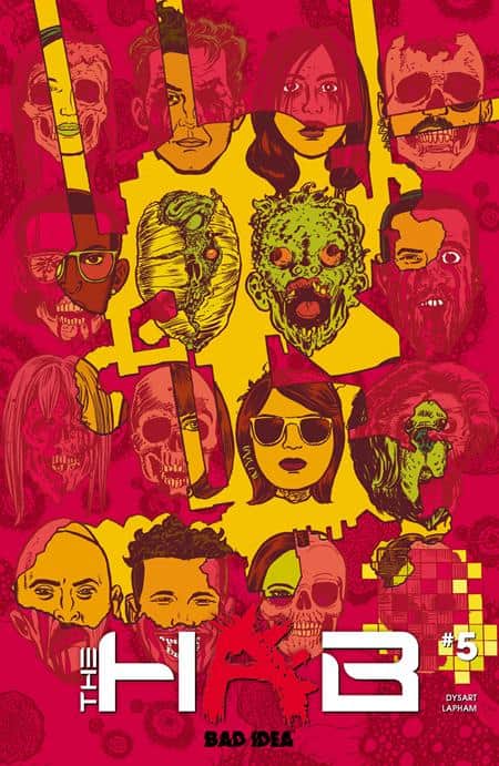 CVR D DAVID LAPHAM BW INFECTED SKULLS