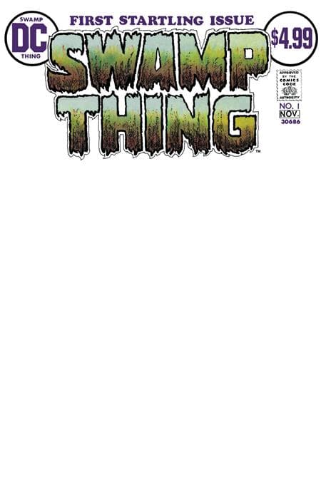Cover für SWAMP THING #1 FACSIMILE EDITION