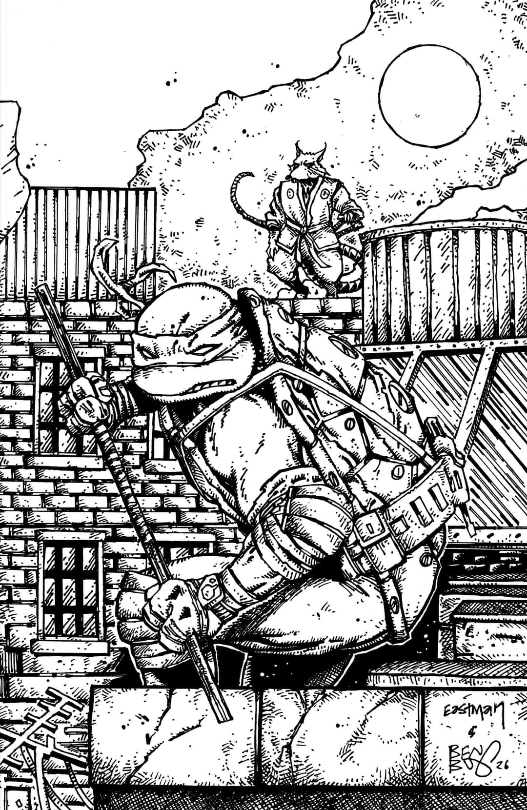 VARIANT RI (10) (EASTMAN & BISHOP B&W FULL ART)