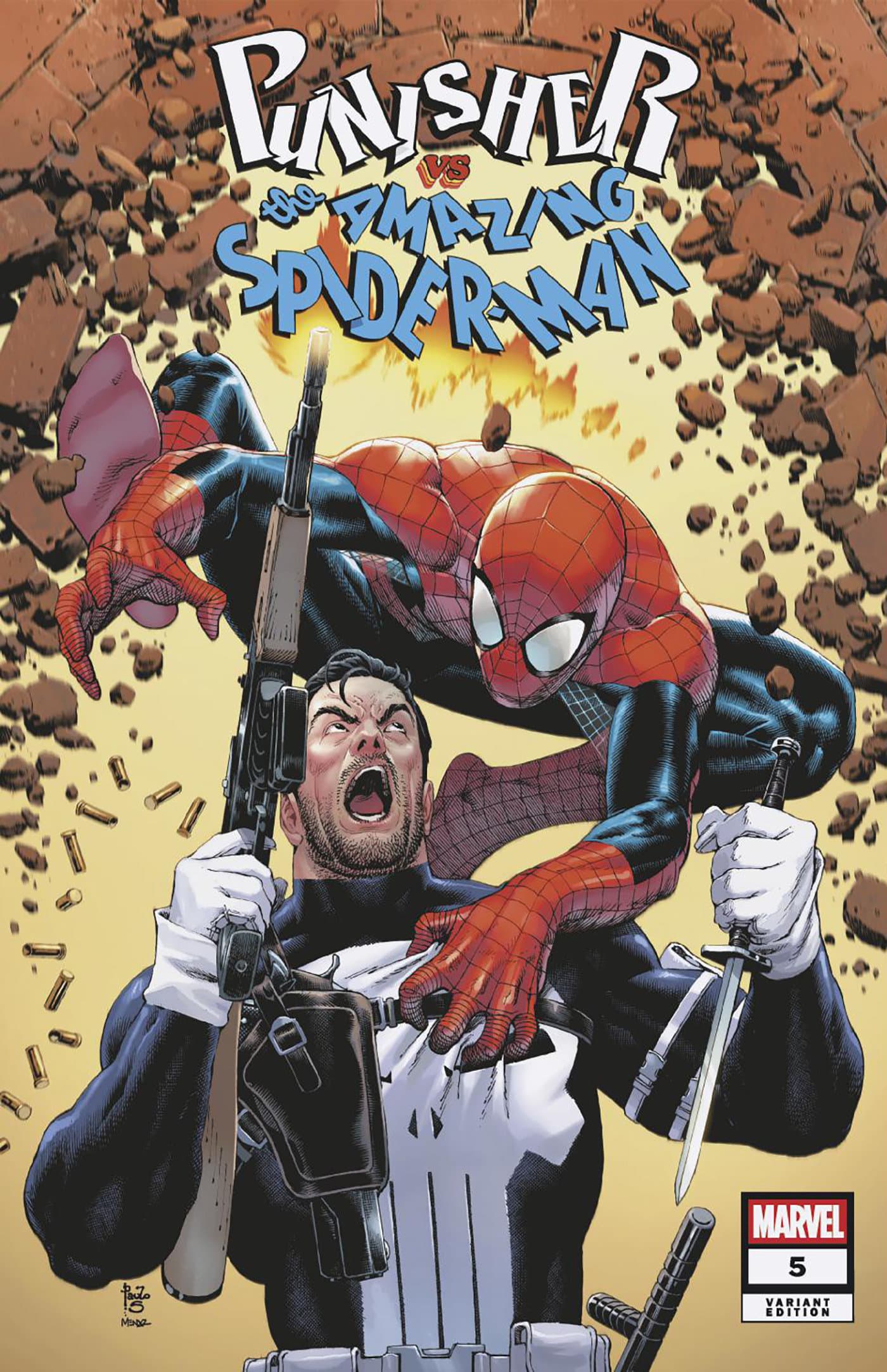 Cover for PUNISHER VS. SPIDER-MAN