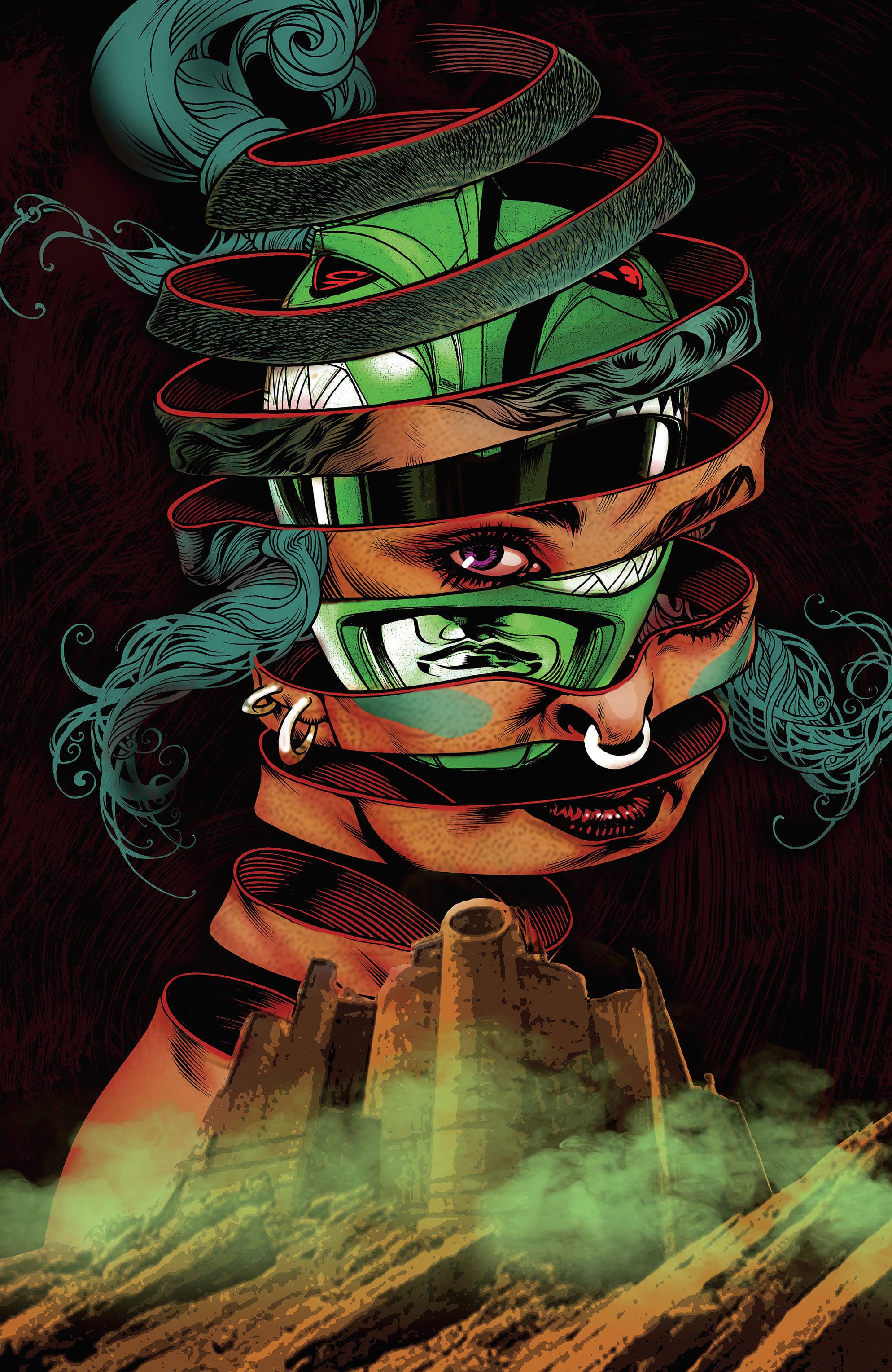 Cover for Power Rangers Green