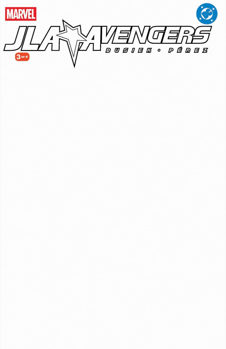 JLA/AVENGERS FACSIMILE EDITION BLANK COVER VARIANT