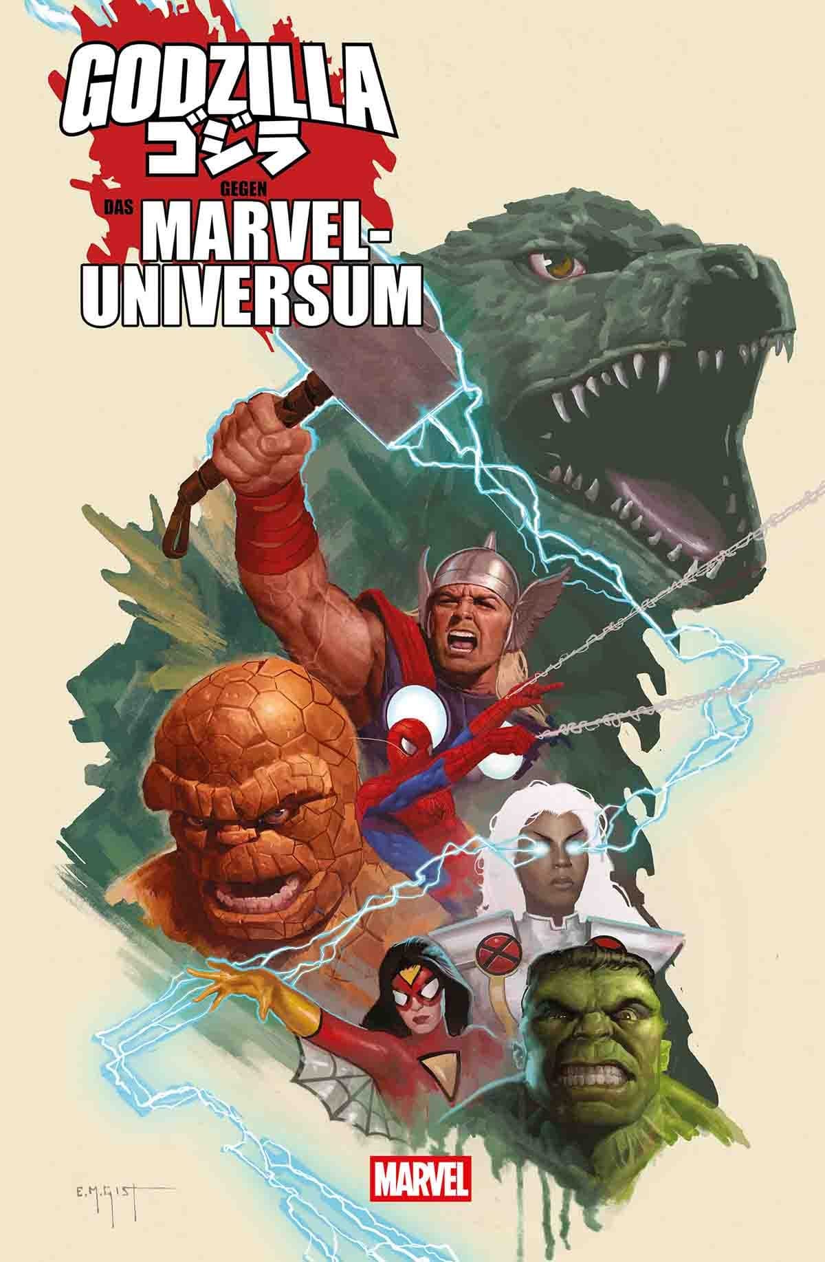 Cover for Godzilla gegen das Marvel-Universum
