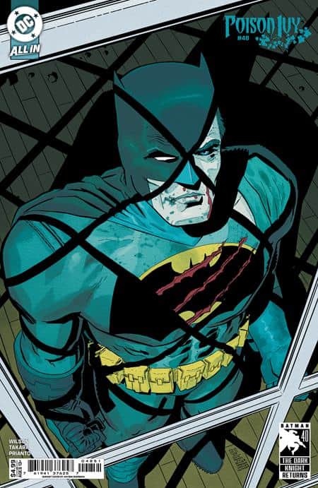 CVR E HAYDEN SHERMAN DARK KNIGHT RETURNS 40TH ANNIVERSARY CARD STOCK VAR (BATMAN BAD SEEDS)