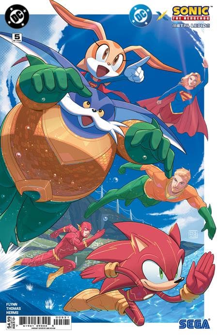 Cover for DC X SONIC THE HEDGEHOG METAL LEGION