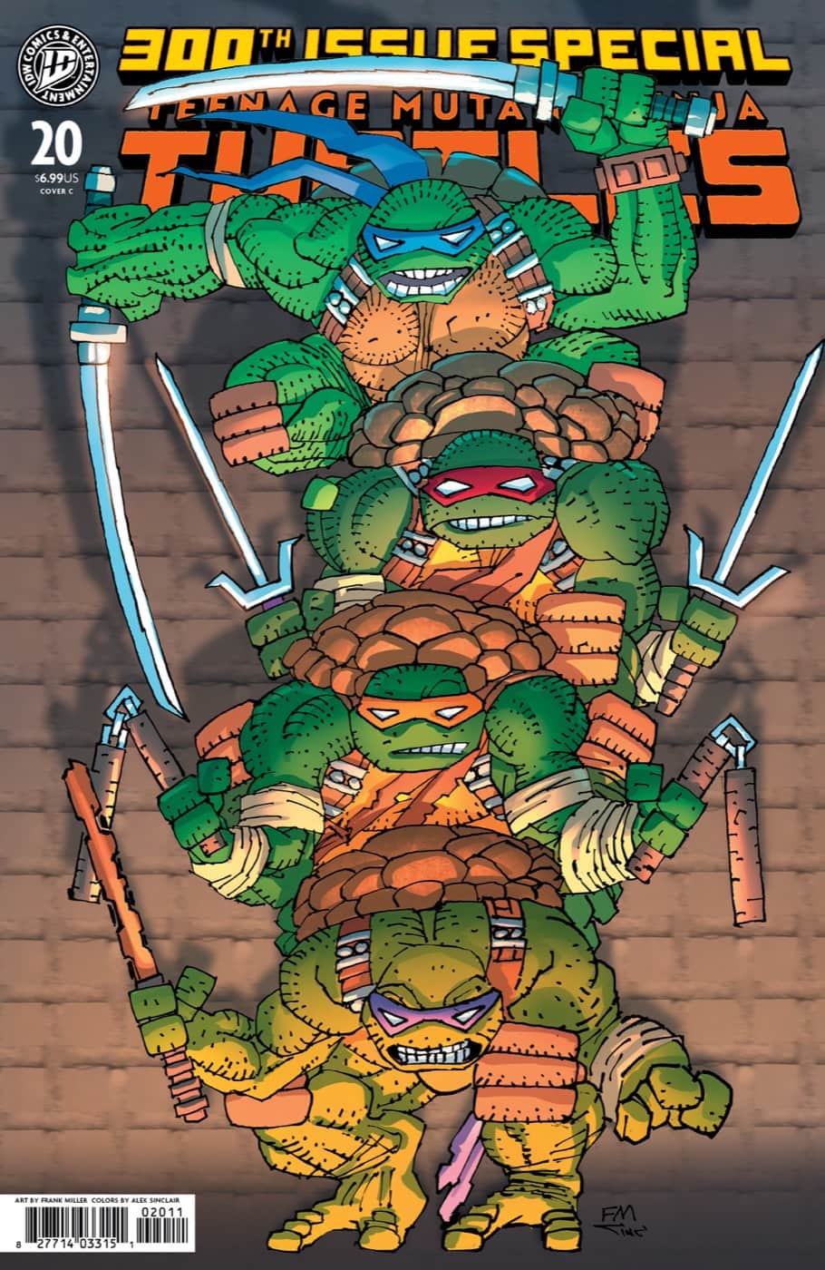Teenage Mutant Ninja Turtles : 300th Issue Special Variant C (Miller)