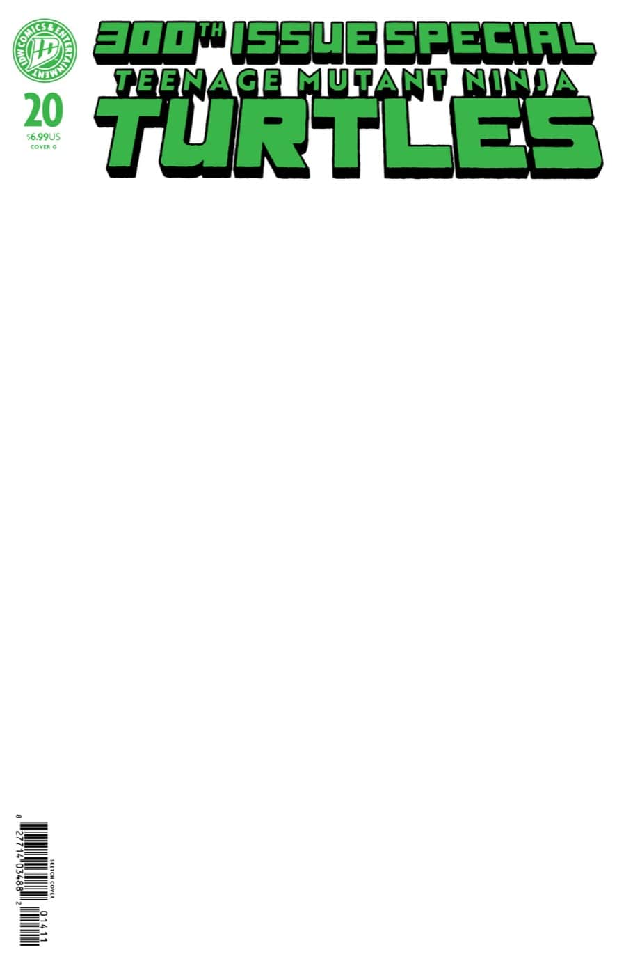 Teenage Mutant Ninja Turtles : 300th Issue Special: G Foil (Sketch Variant)