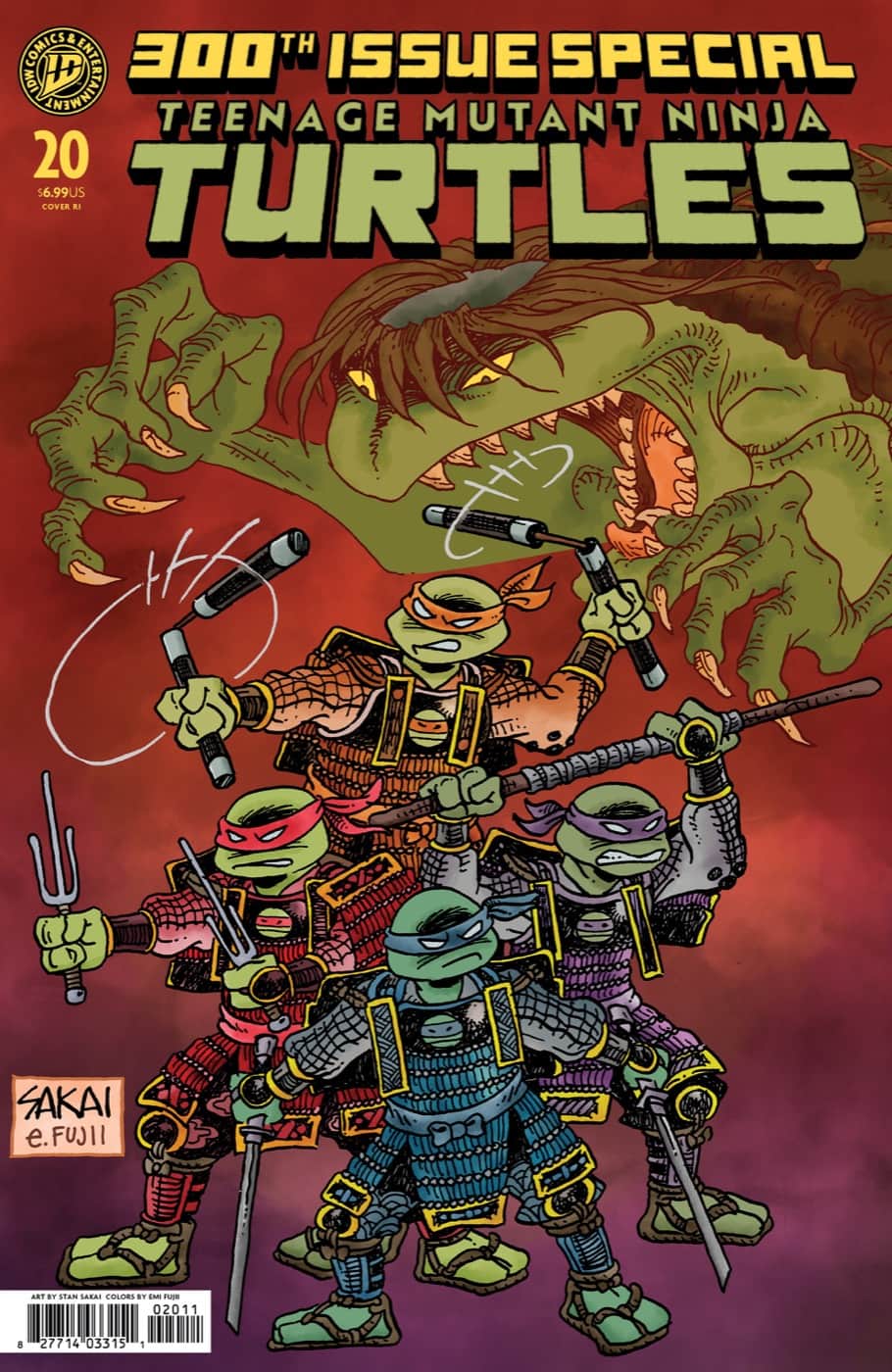 Teenage Mutant Ninja Turtles : 300th Issue Special Variant RI (50) (Sakai)