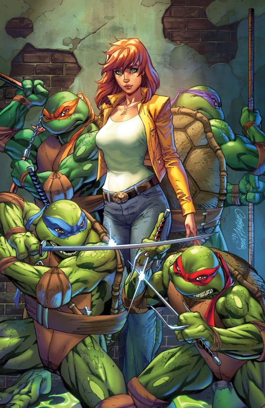 Teenage Mutant Ninja Turtles : 300th Issue Special Variant RI (200) (Campbell Full Art)