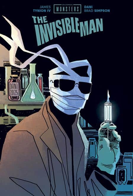 UNIVERSAL MONSTERS THE INVISIBLE MAN HC DANI & BRAD SIMPSON CVR Cover