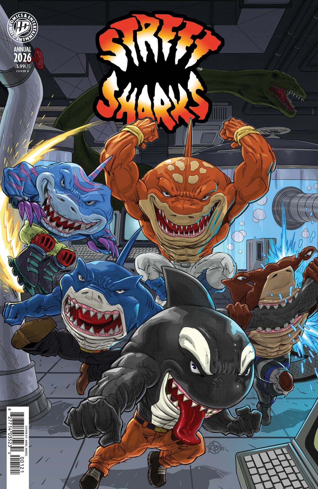 Cover für Street Sharks: Annual 2026 Variant B (Medel)