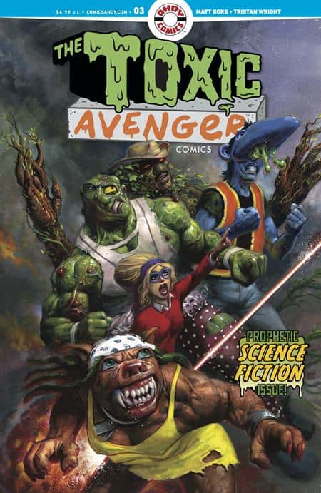 The Toxic Avenger Comics Cover
