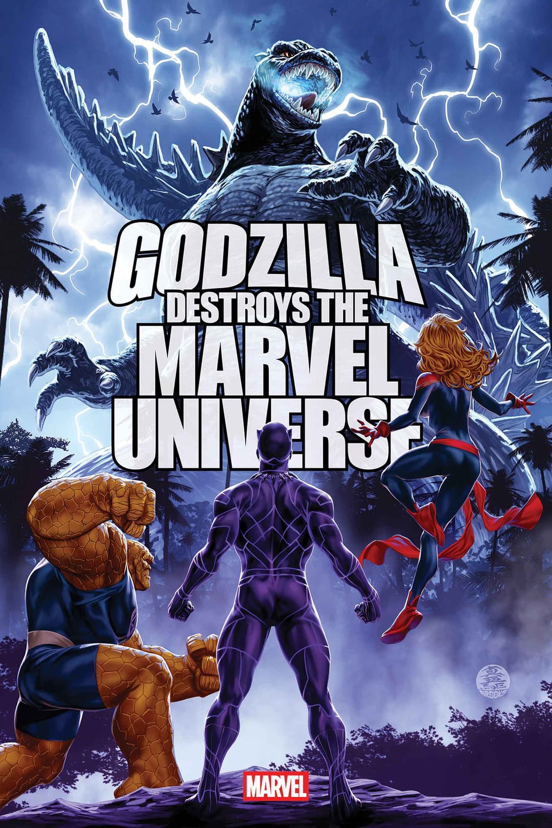 Cover für GODZILLA DESTROYS THE MARVEL UNIVERSE