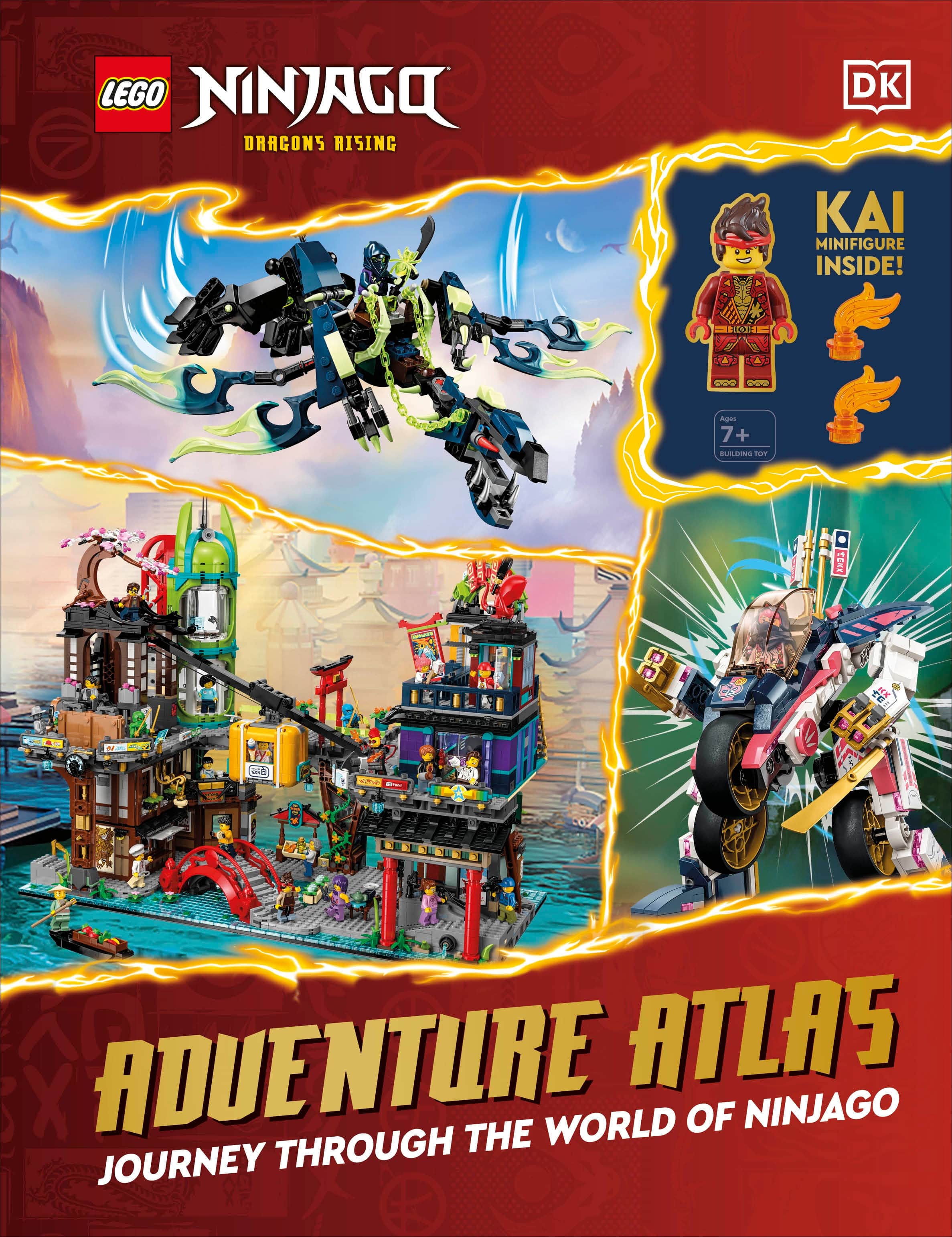 LEGO Ninjago Dragons Rising Adventure Atlas Cover