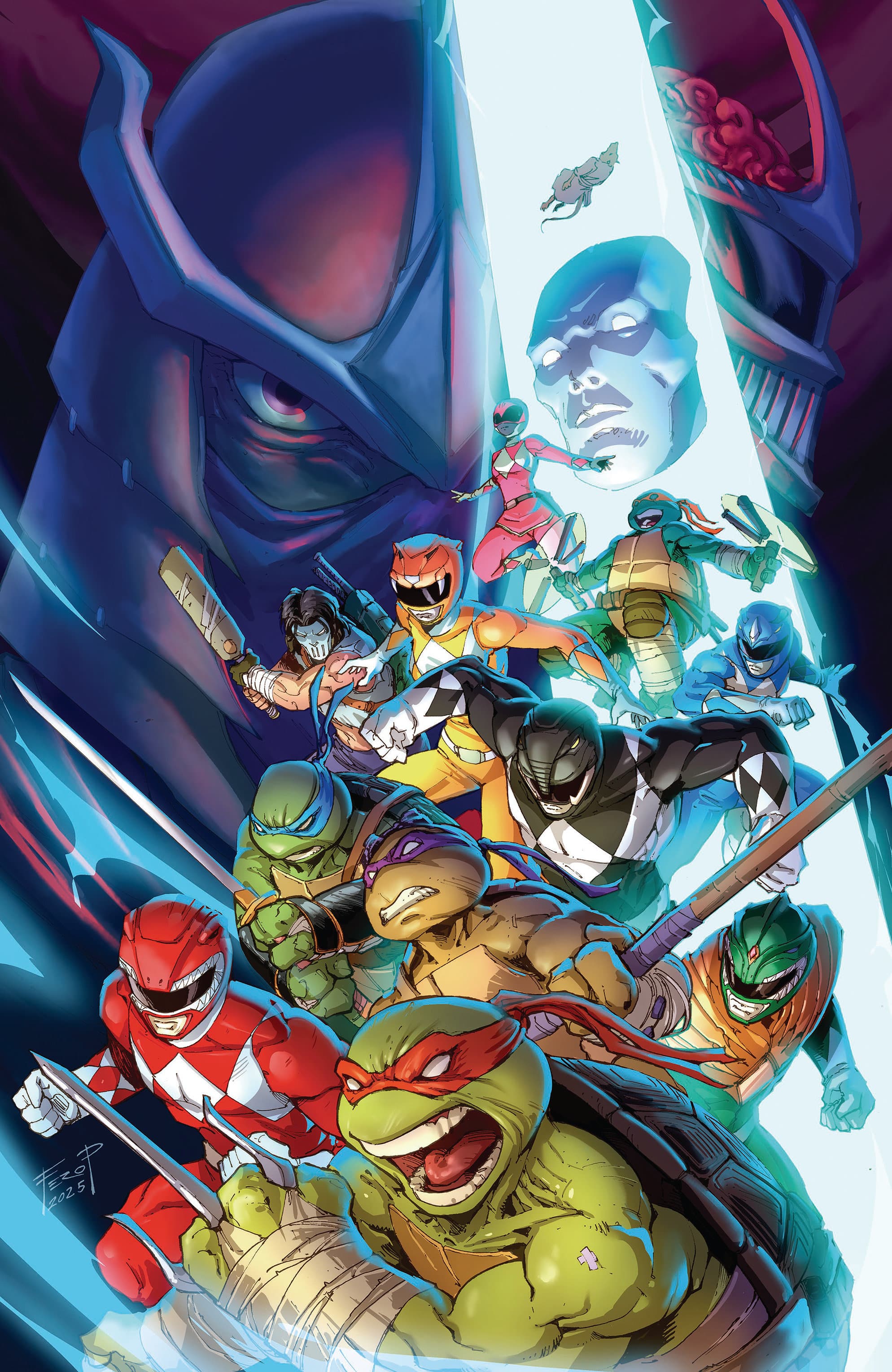 Cover für Mighty Morphin Power Rangers/Teenage Mutant Ninja Turtles