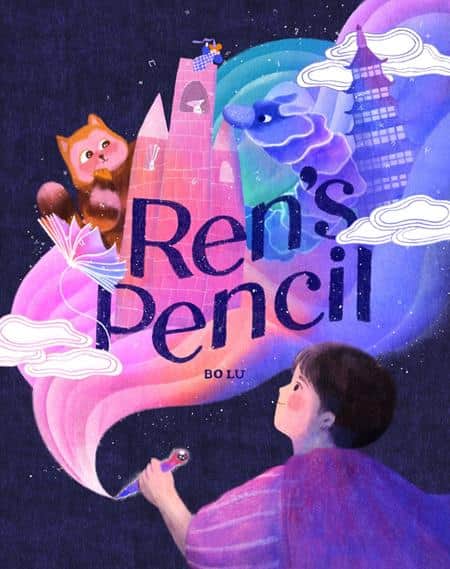 RENS PENCIL - A PICTURE BOOK Cover