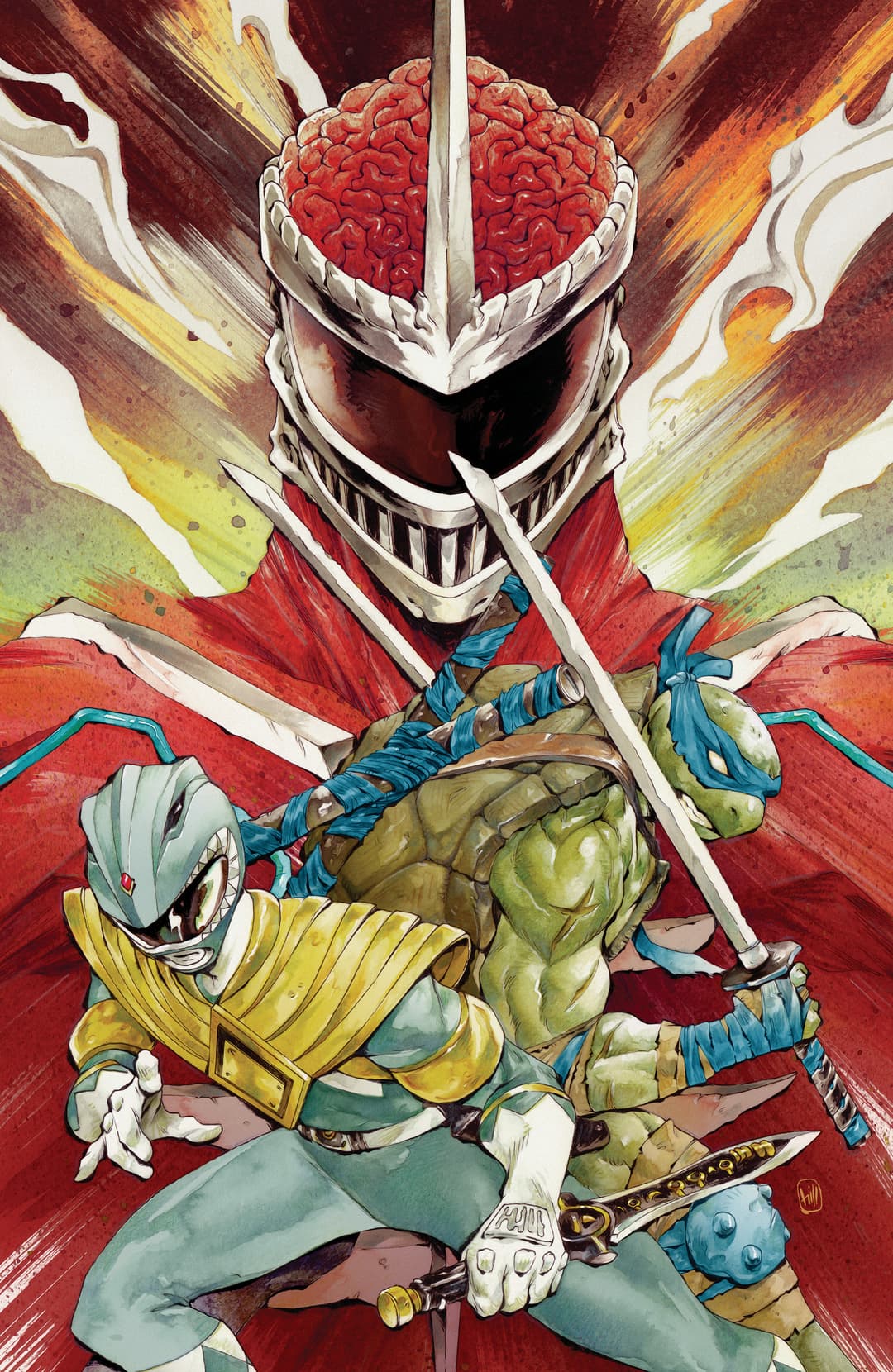 Cover für Mighty Morphin Power Rangers/Teenage Mutant Ninja Turtles