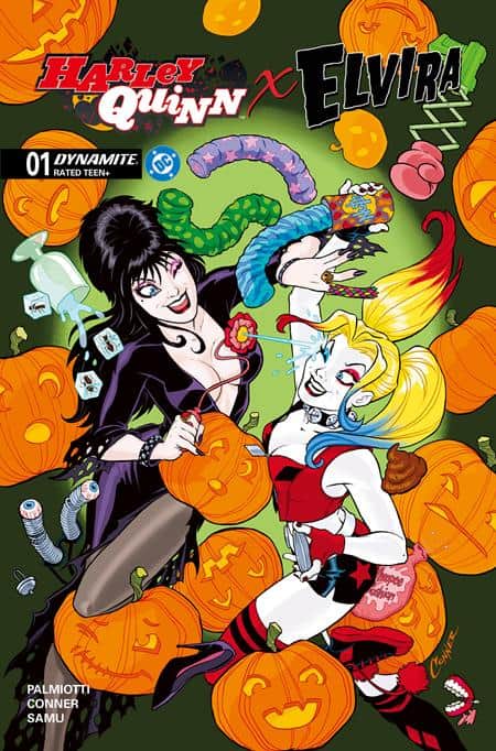 Harley Quinn X Elvira Cover